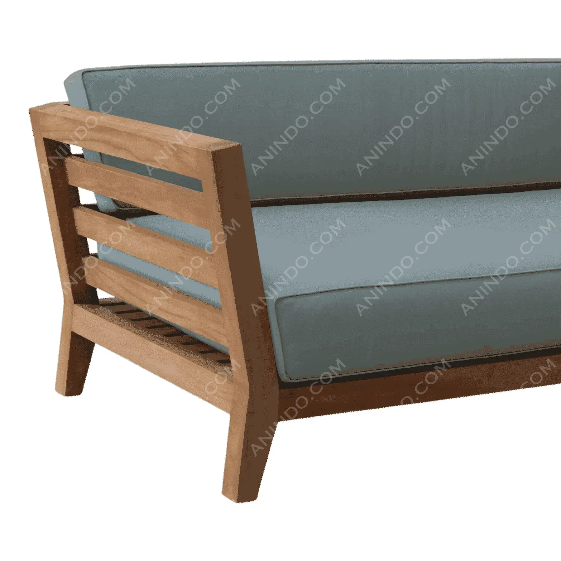 Slatted Teak Sofa - Image 3