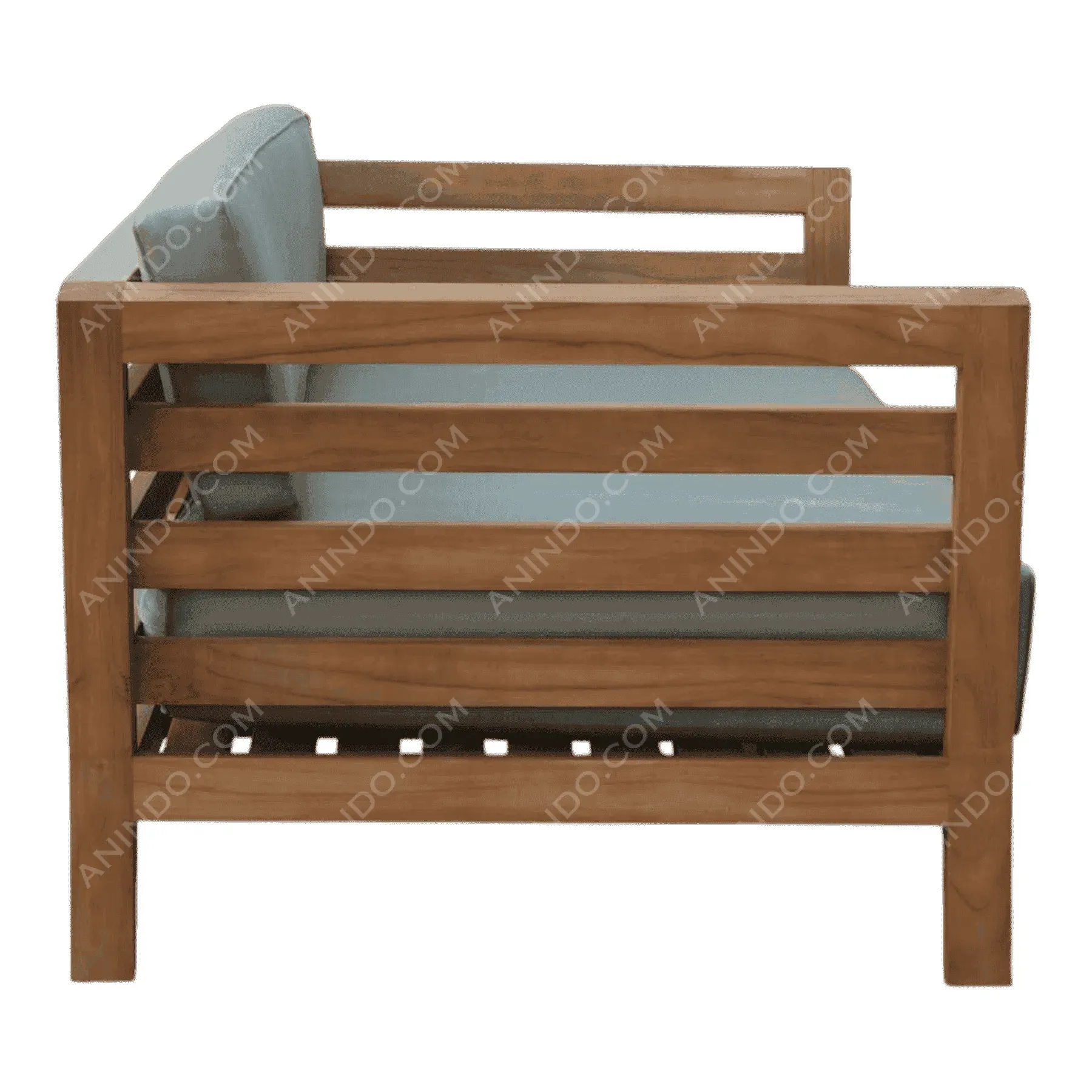 Slatted Teak Sofa - Image 4