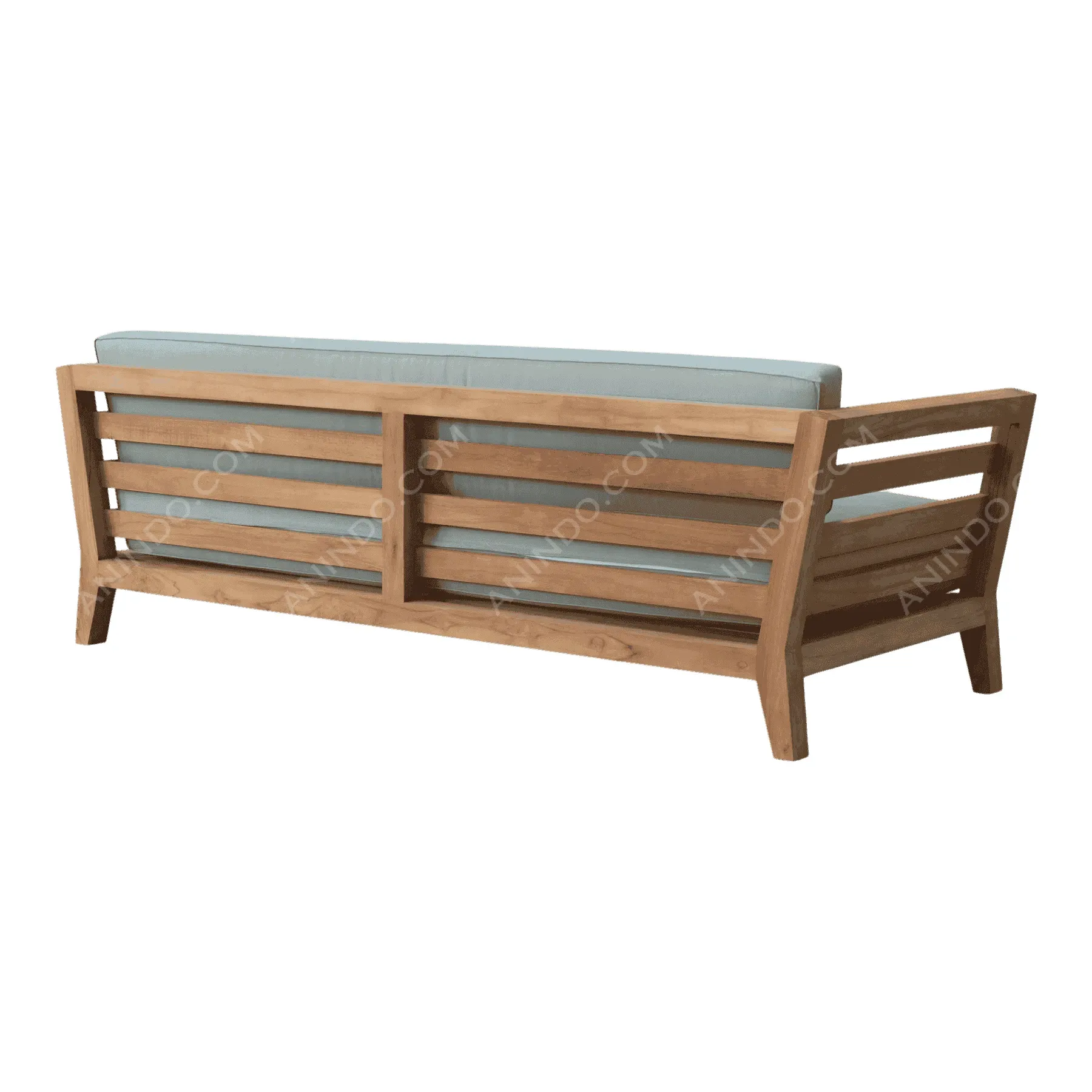 Slatted Teak Sofa - Image 5