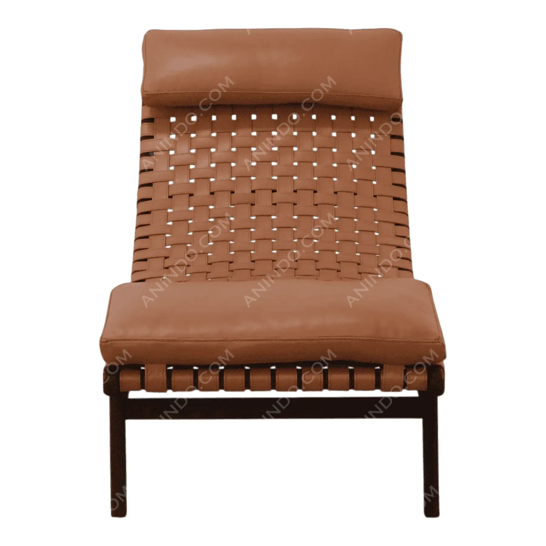 Siesta Woven Leather Chaise
