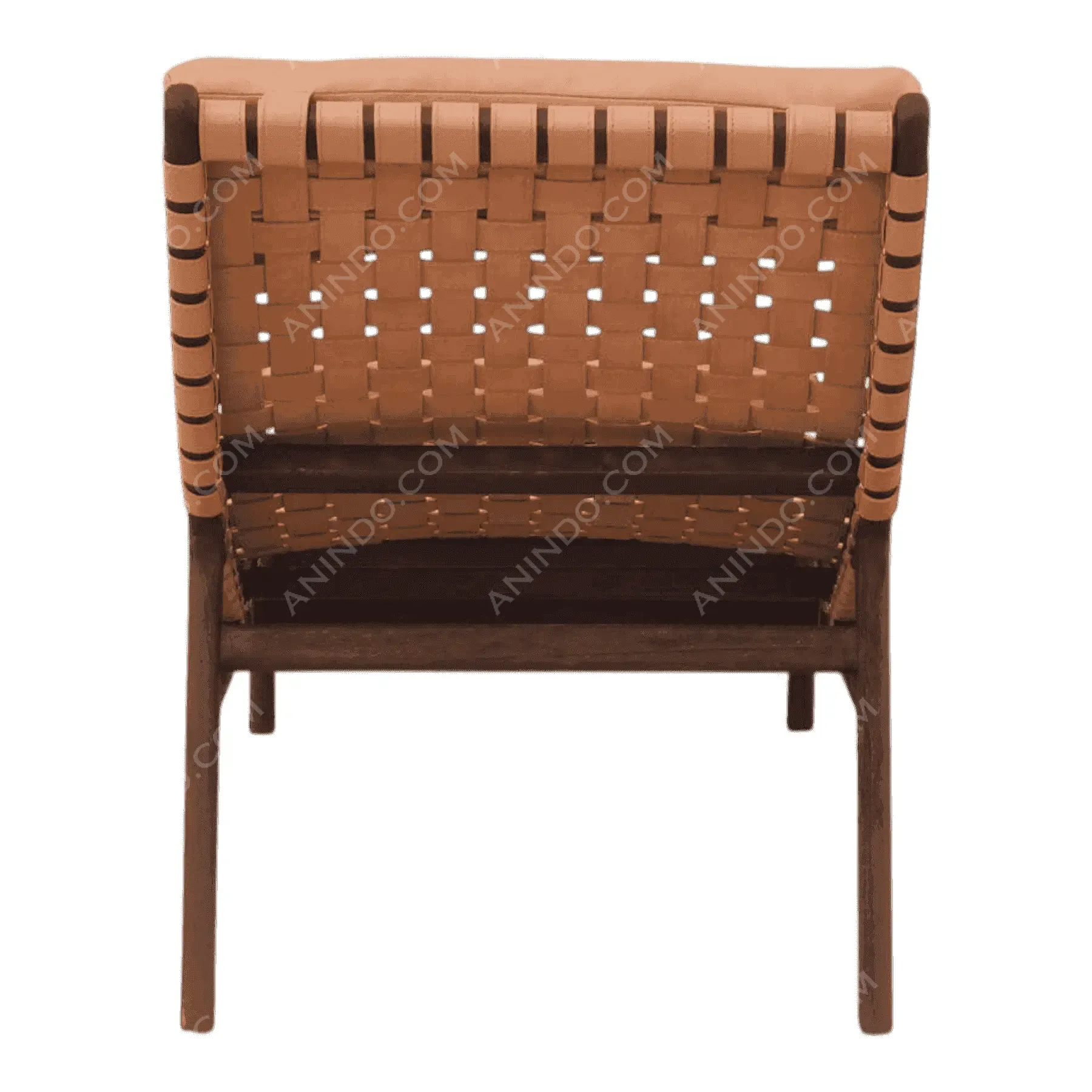 Siesta Woven Leather Chaise - Image 6