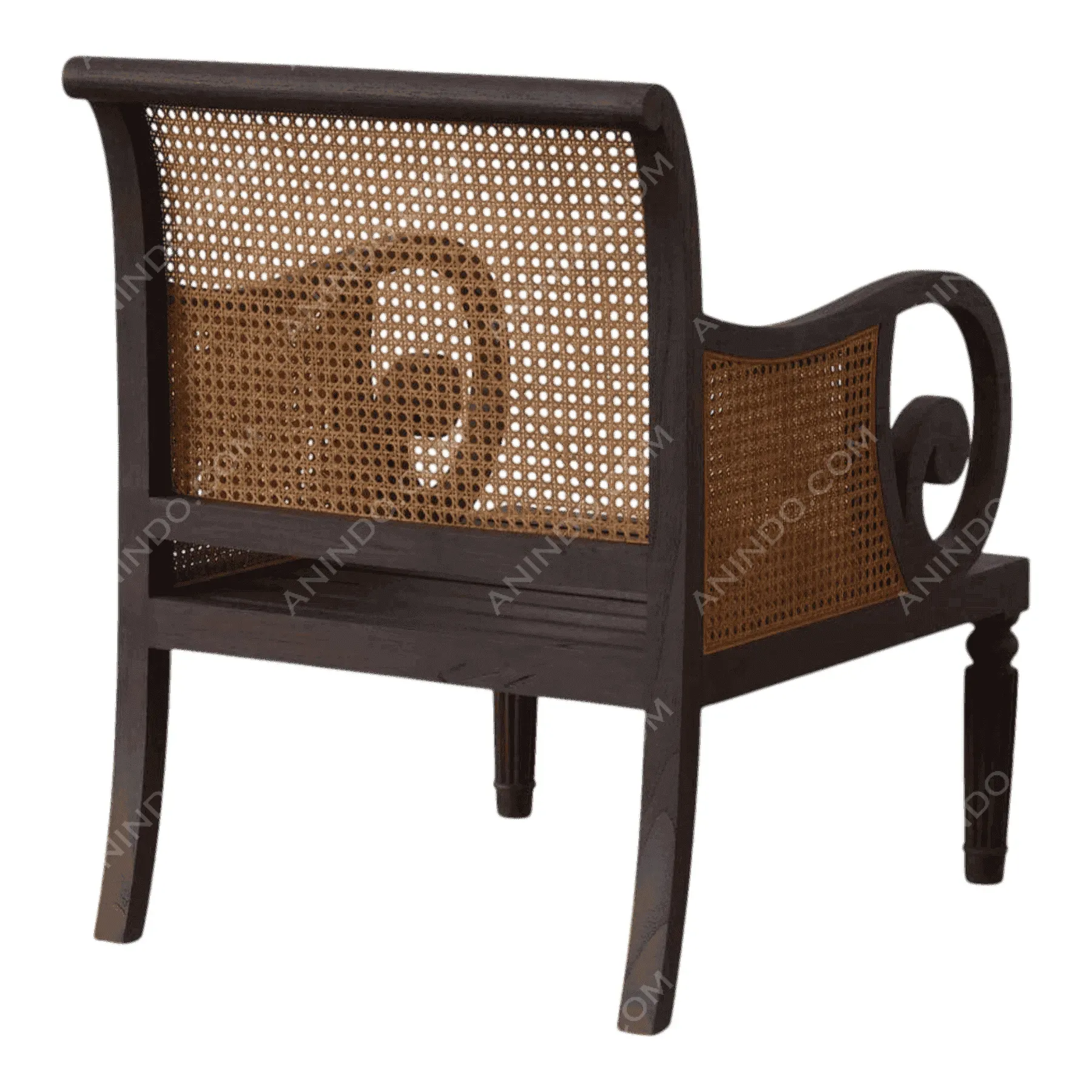 Colonial Scroll Armchair - Image 6