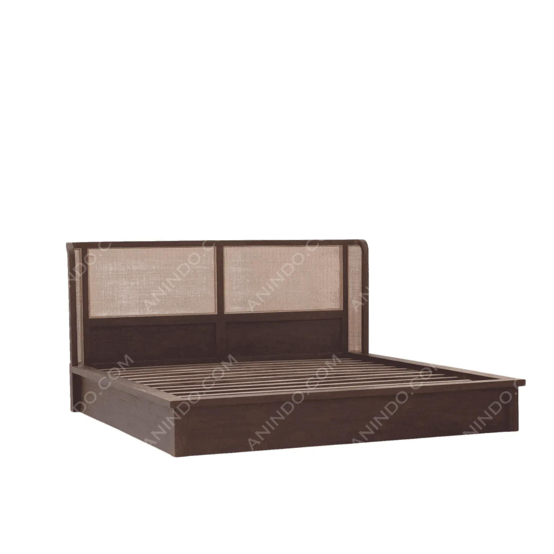 Bali Rattan Panel Bed - Image 5