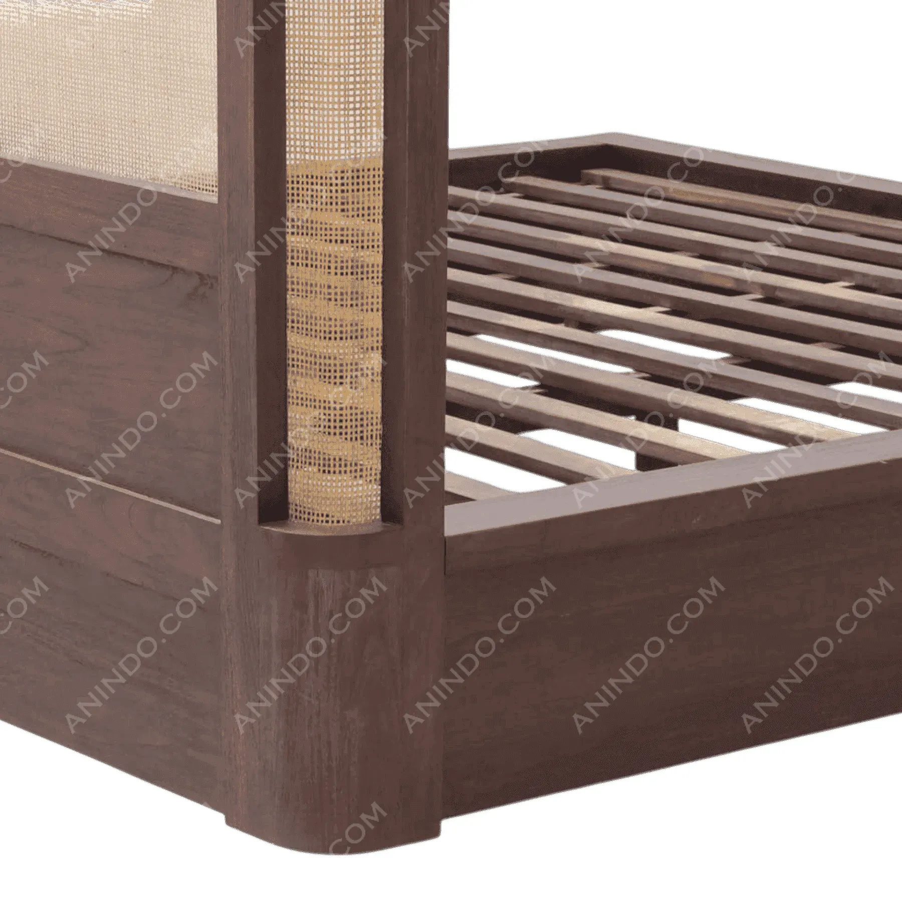 Bali Rattan Panel Bed - Image 9