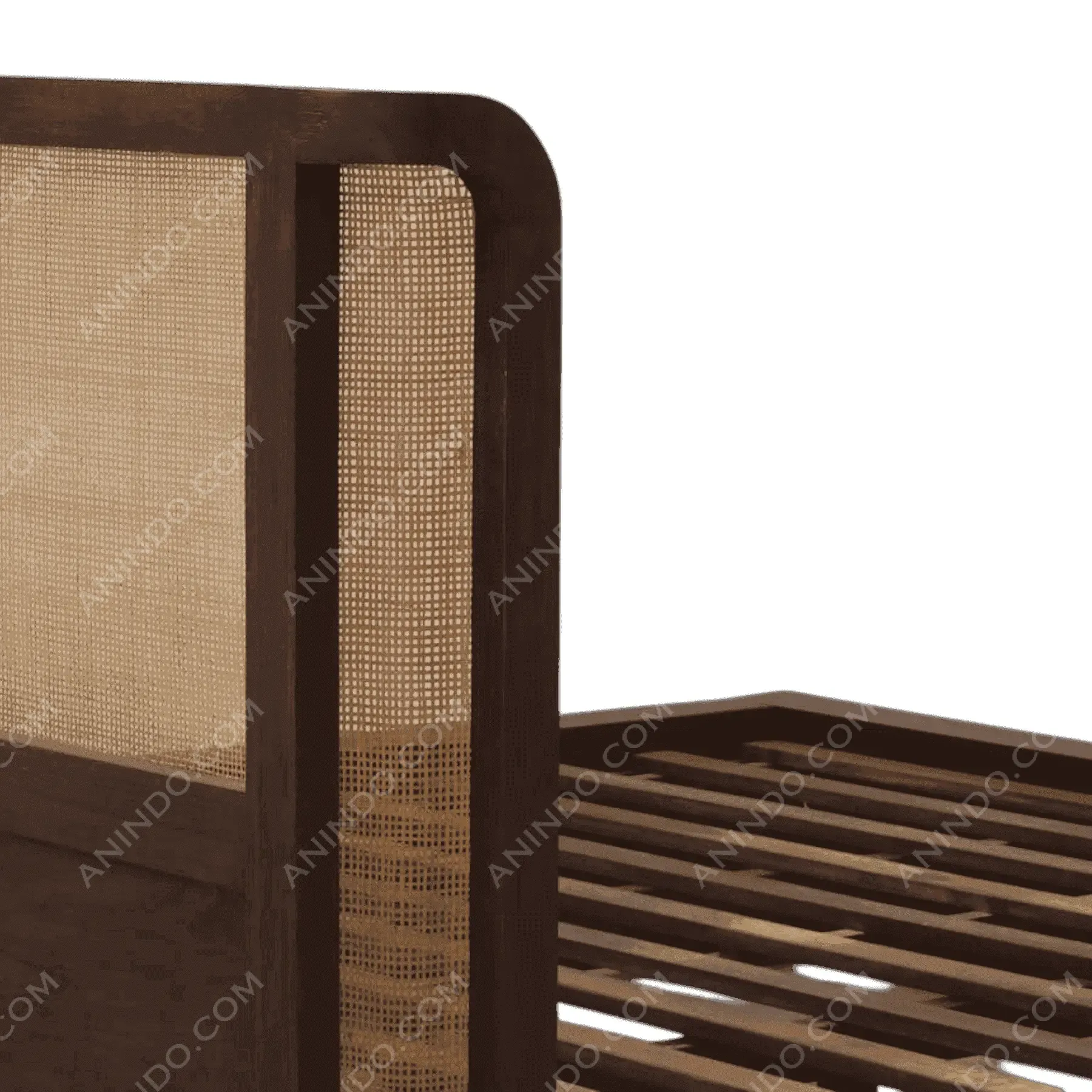 Bali Rattan Panel Bed - Image 10
