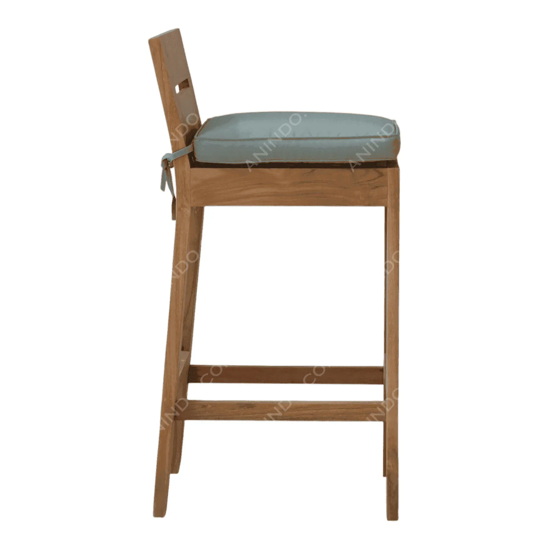 Horizon Teak Bar Stool - Image 4