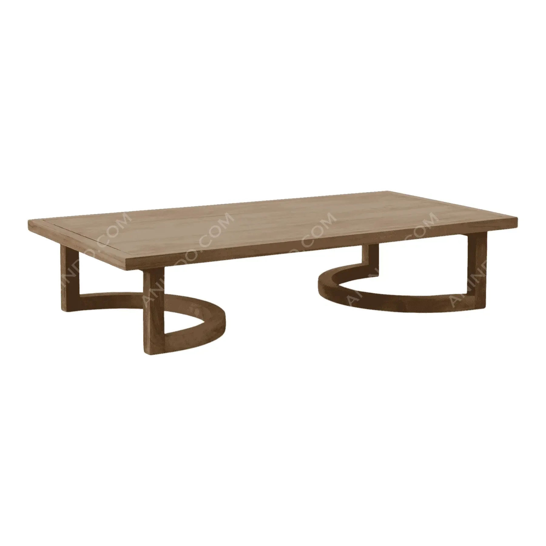Arc Teak Coffee Table - Image 2