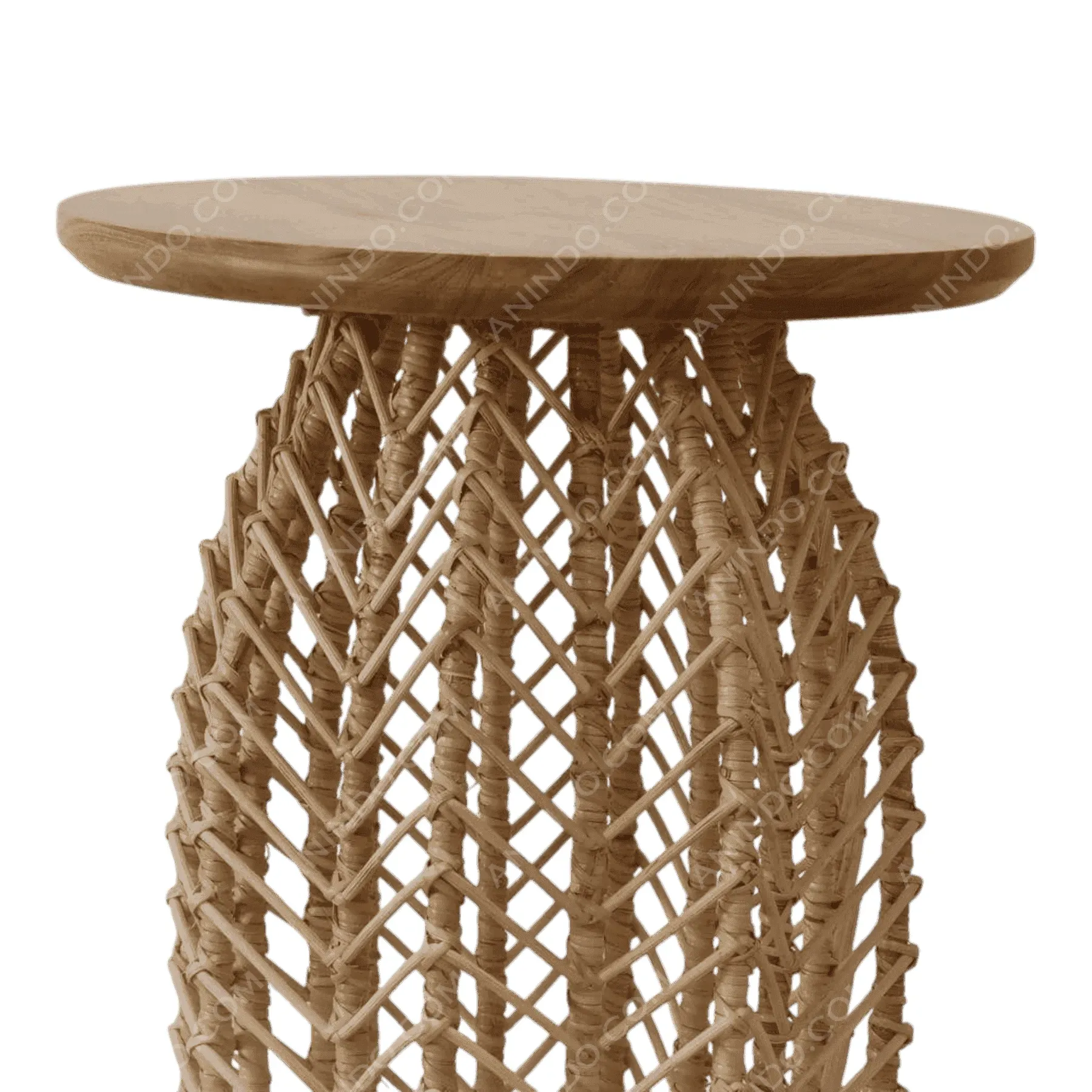 Aura Weave Pedestal Table - Image 2