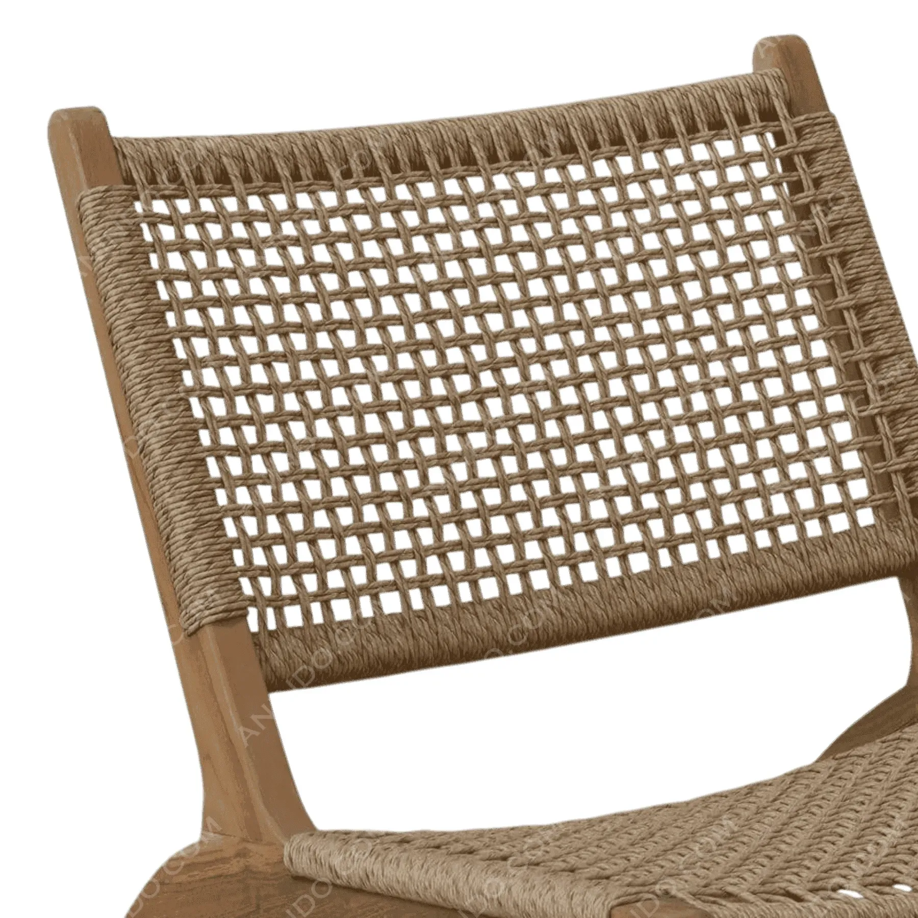 Danish Weave Lounge Chair - Image 4
