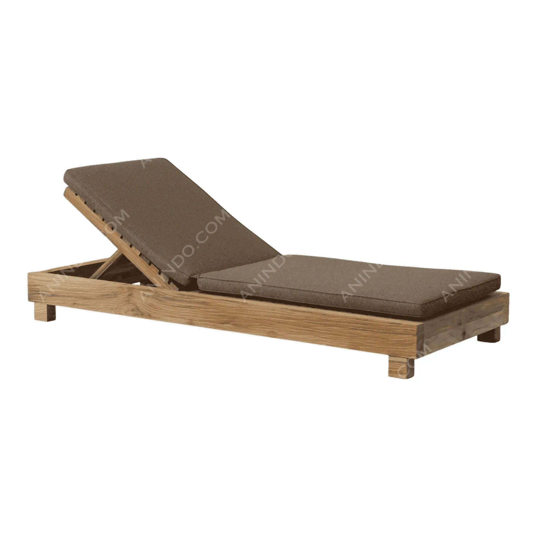 Haven Teak Adjustable Chaise - Image 5