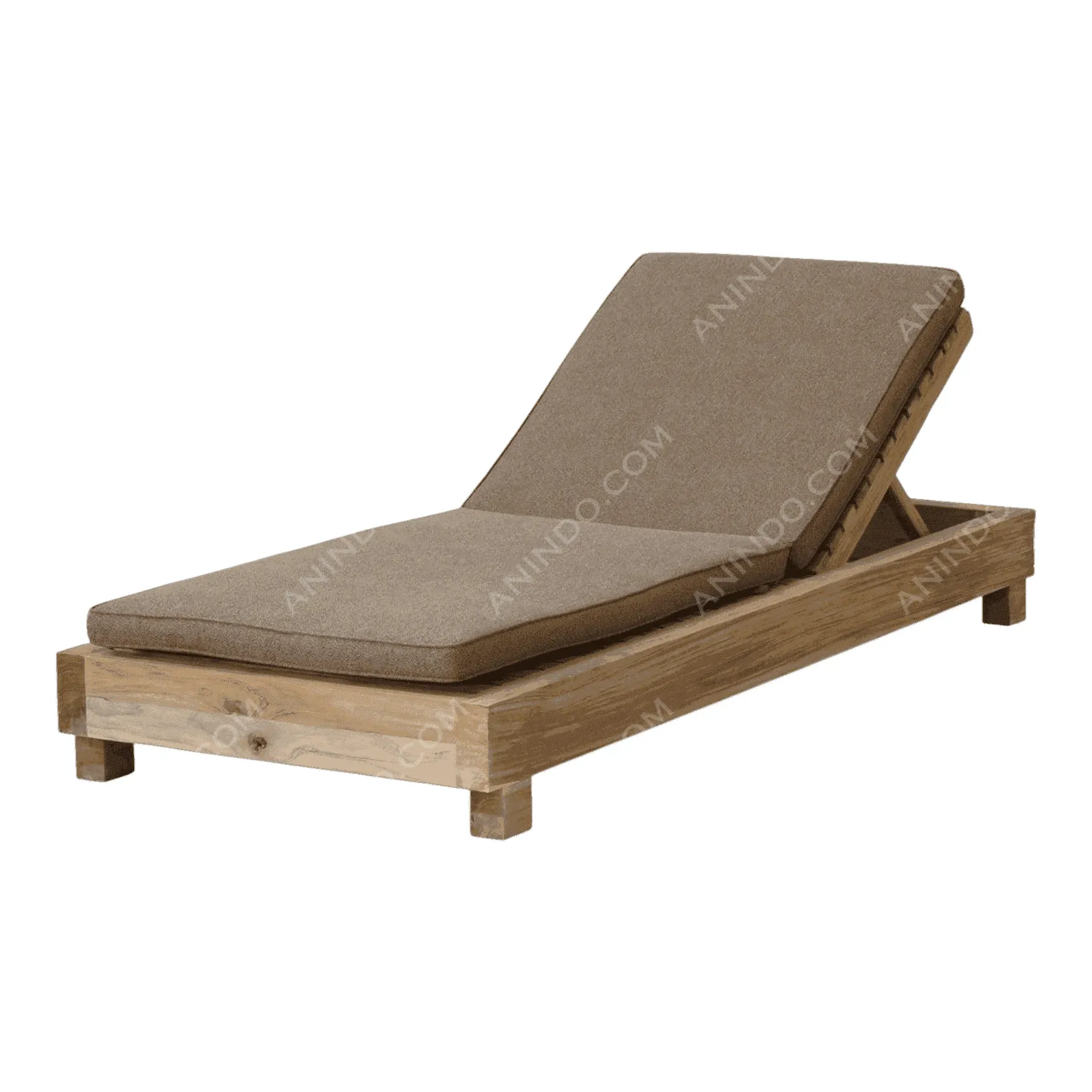 Haven Teak Adjustable Chaise - Image 4