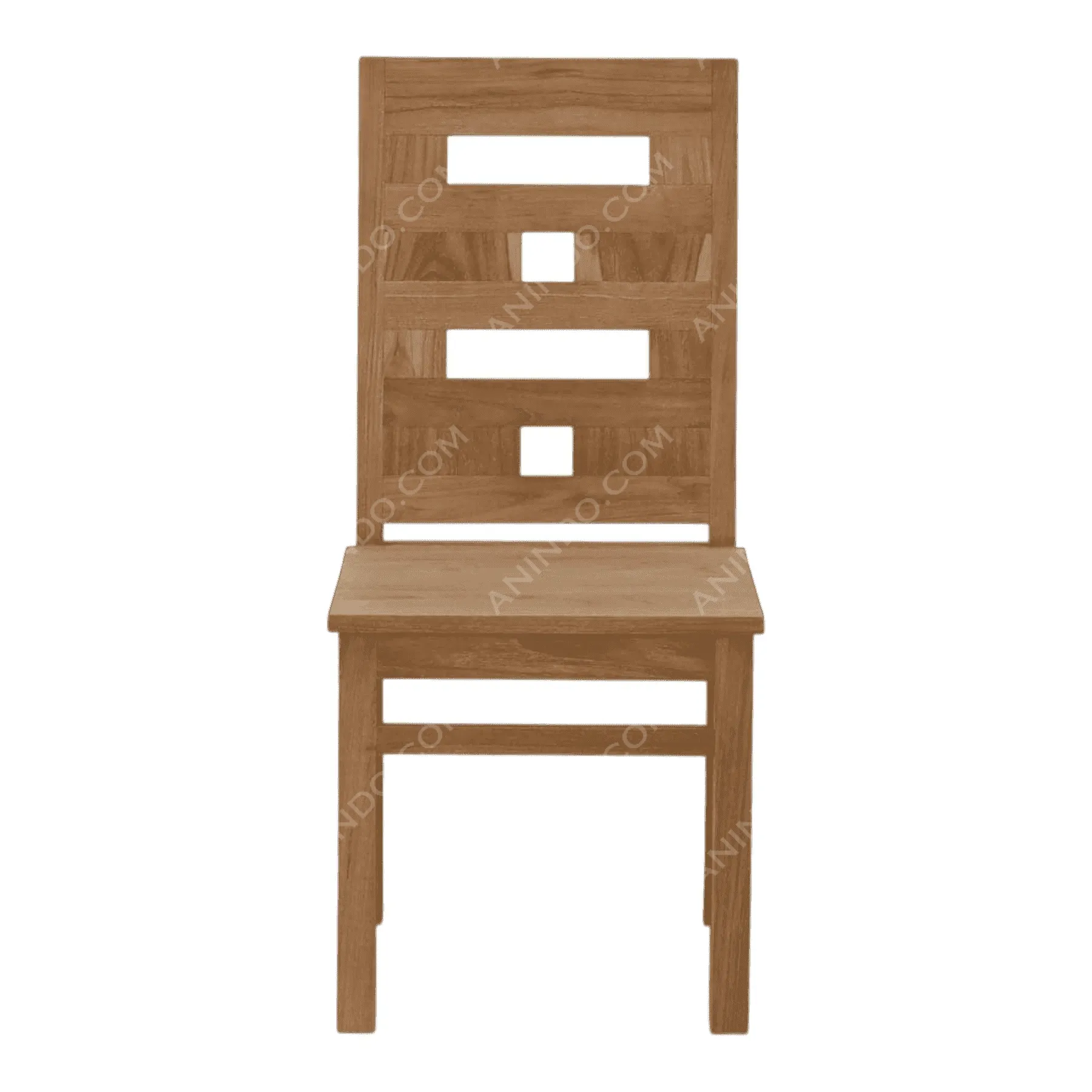 Geometric Cutout Dining Chair