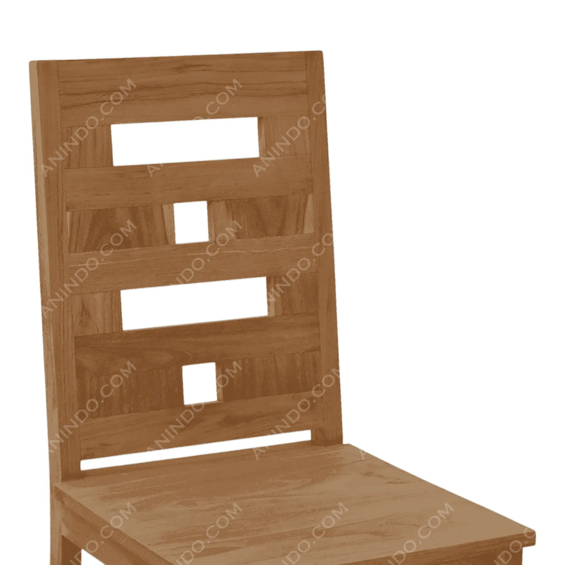 Geometric Cutout Dining Chair - Image 7