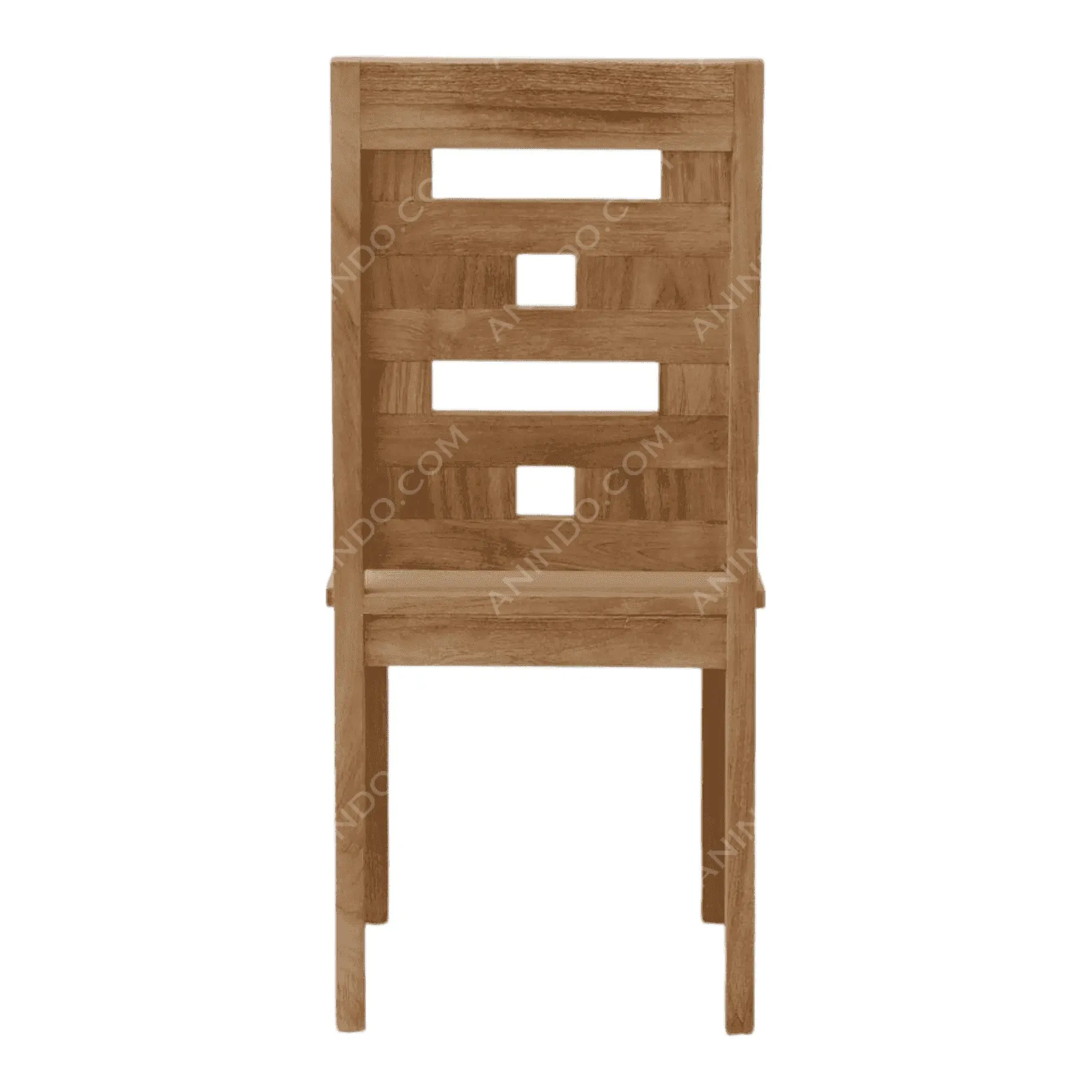 Geometric Cutout Dining Chair - Image 4