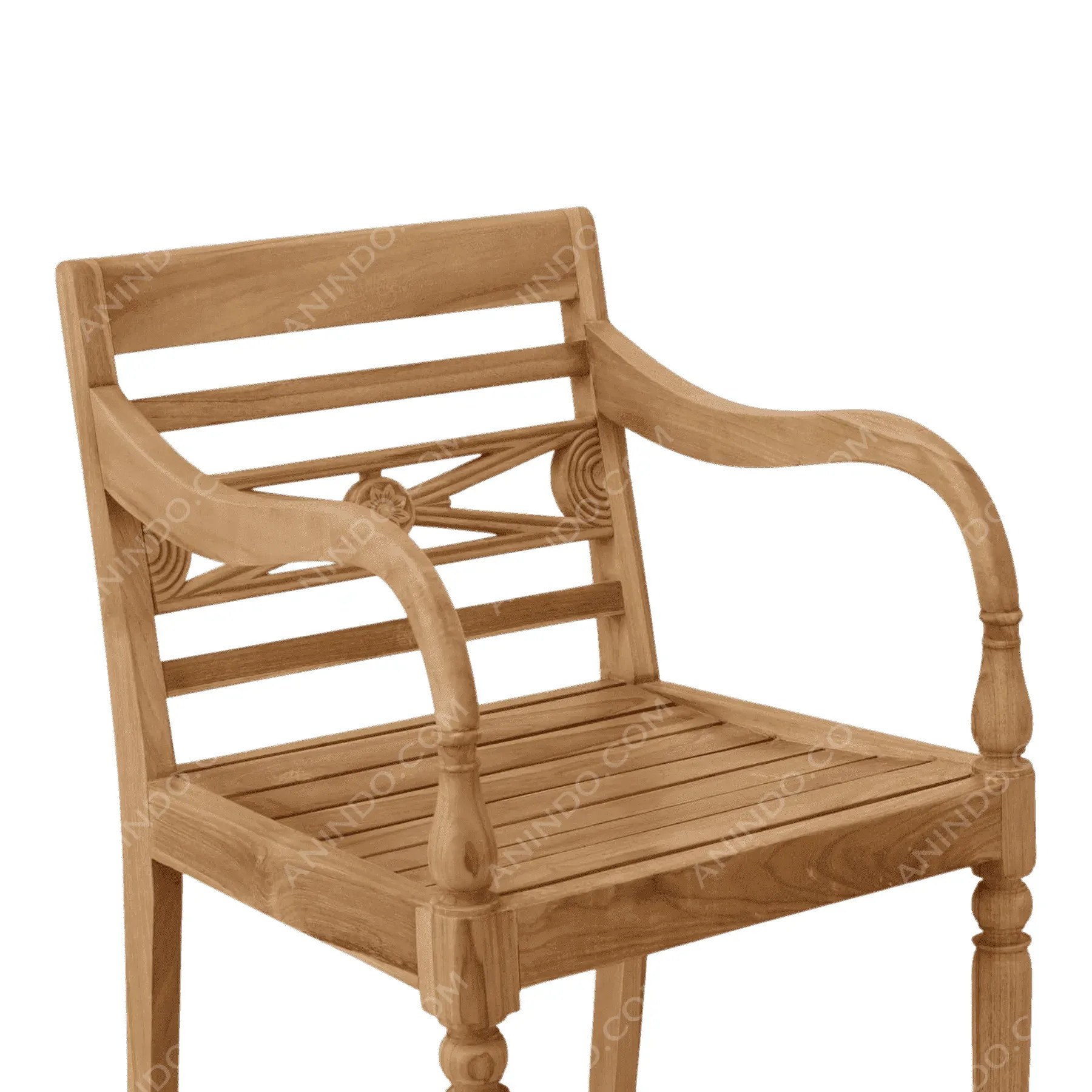 Regency Teak Armchair - Image 2