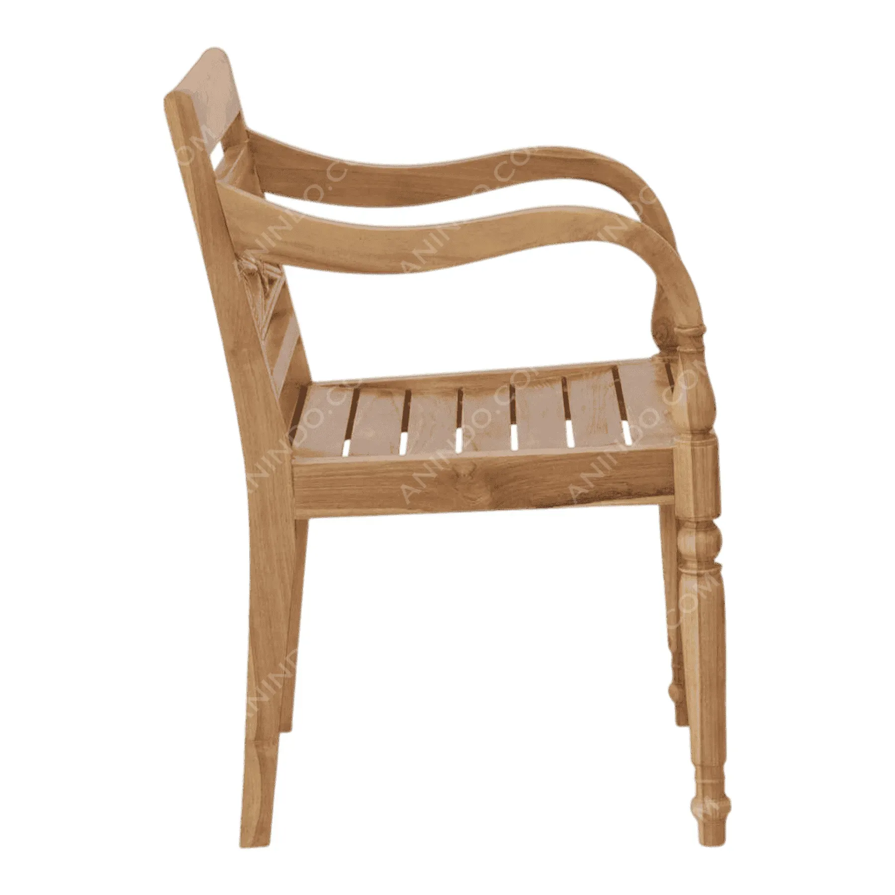 Regency Teak Armchair - Image 3