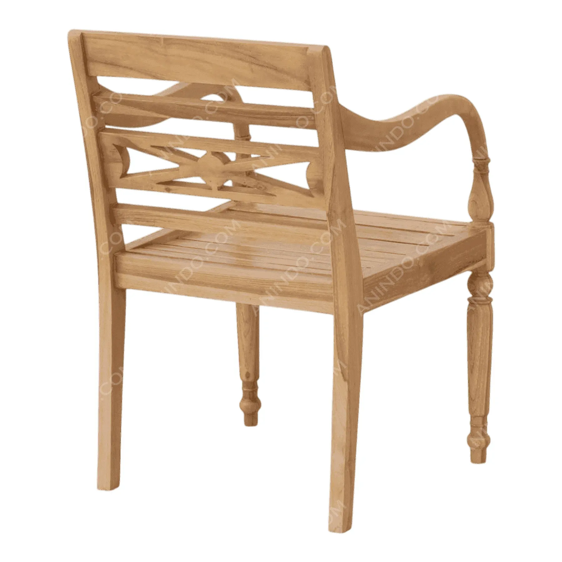 Regency Teak Armchair - Image 5