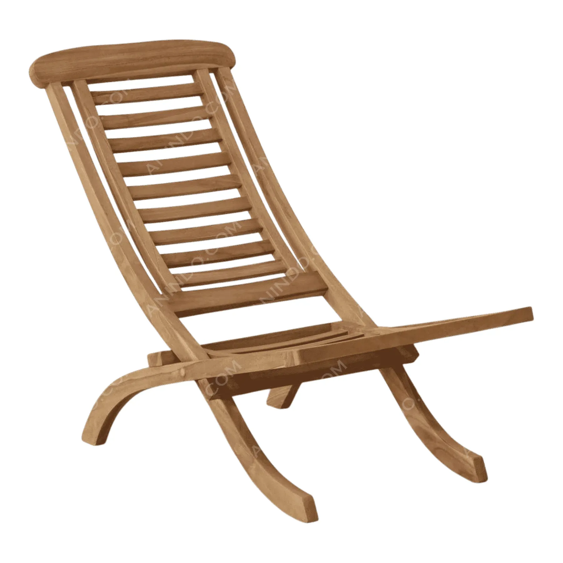 Classic Teak Folding Chair - Image 7