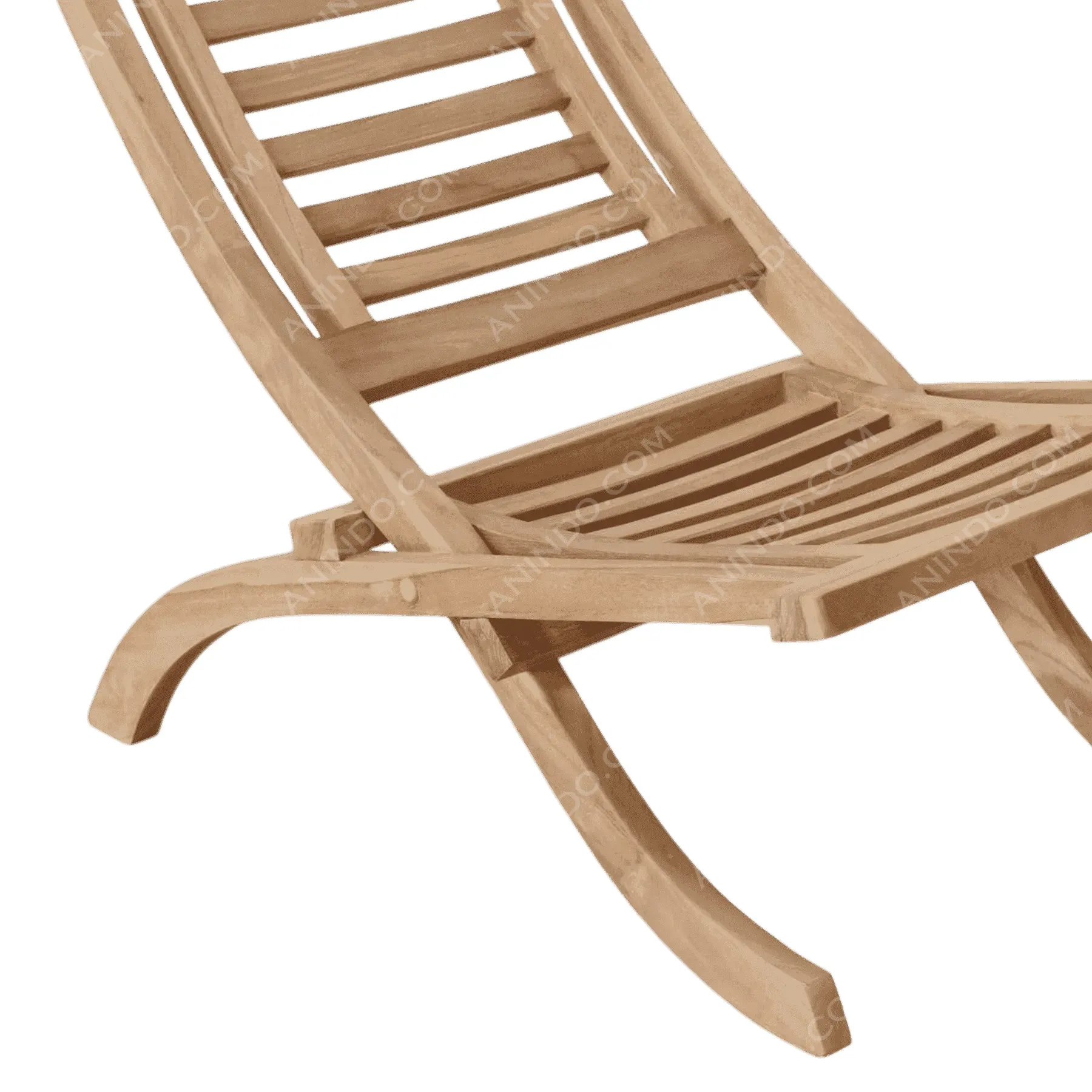 Classic Teak Folding Chair - Image 5