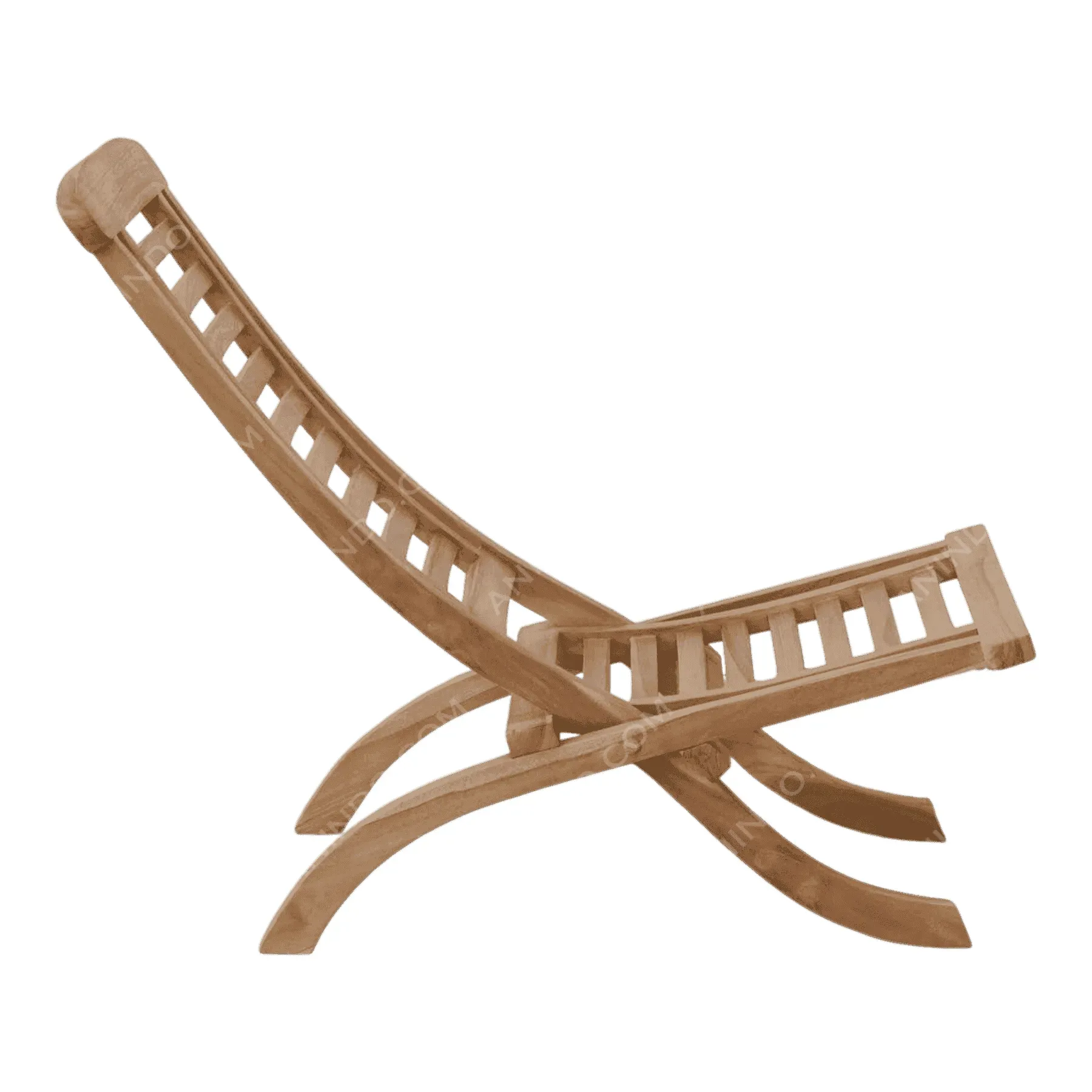 Classic Teak Folding Chair - Image 4