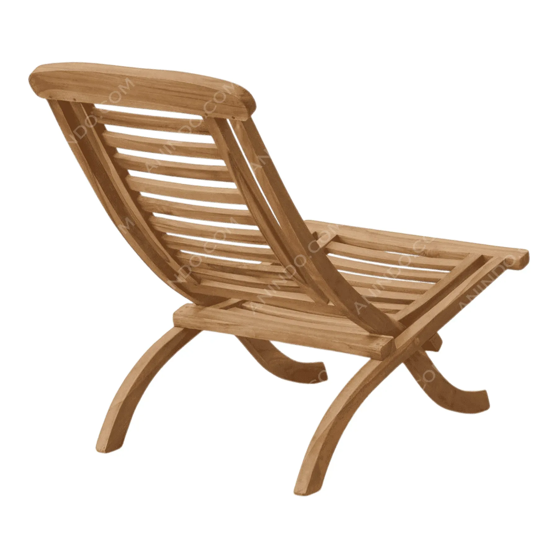 Classic Teak Folding Chair - Image 3