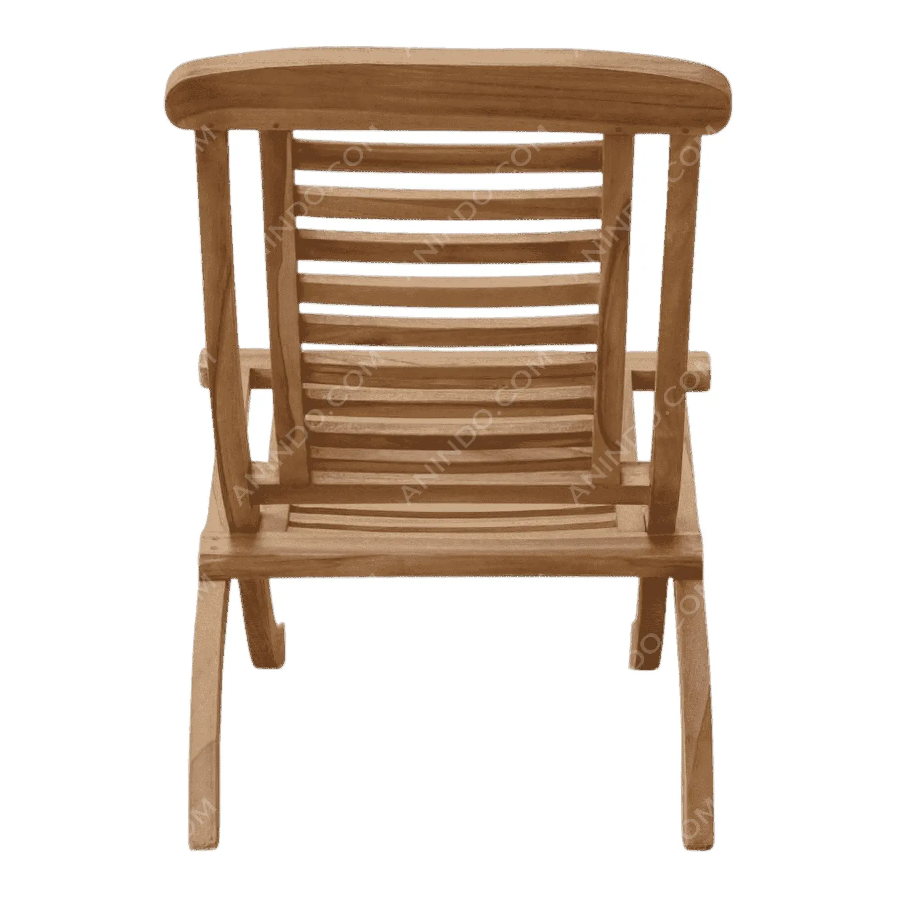 Classic Teak Folding Chair - Image 2