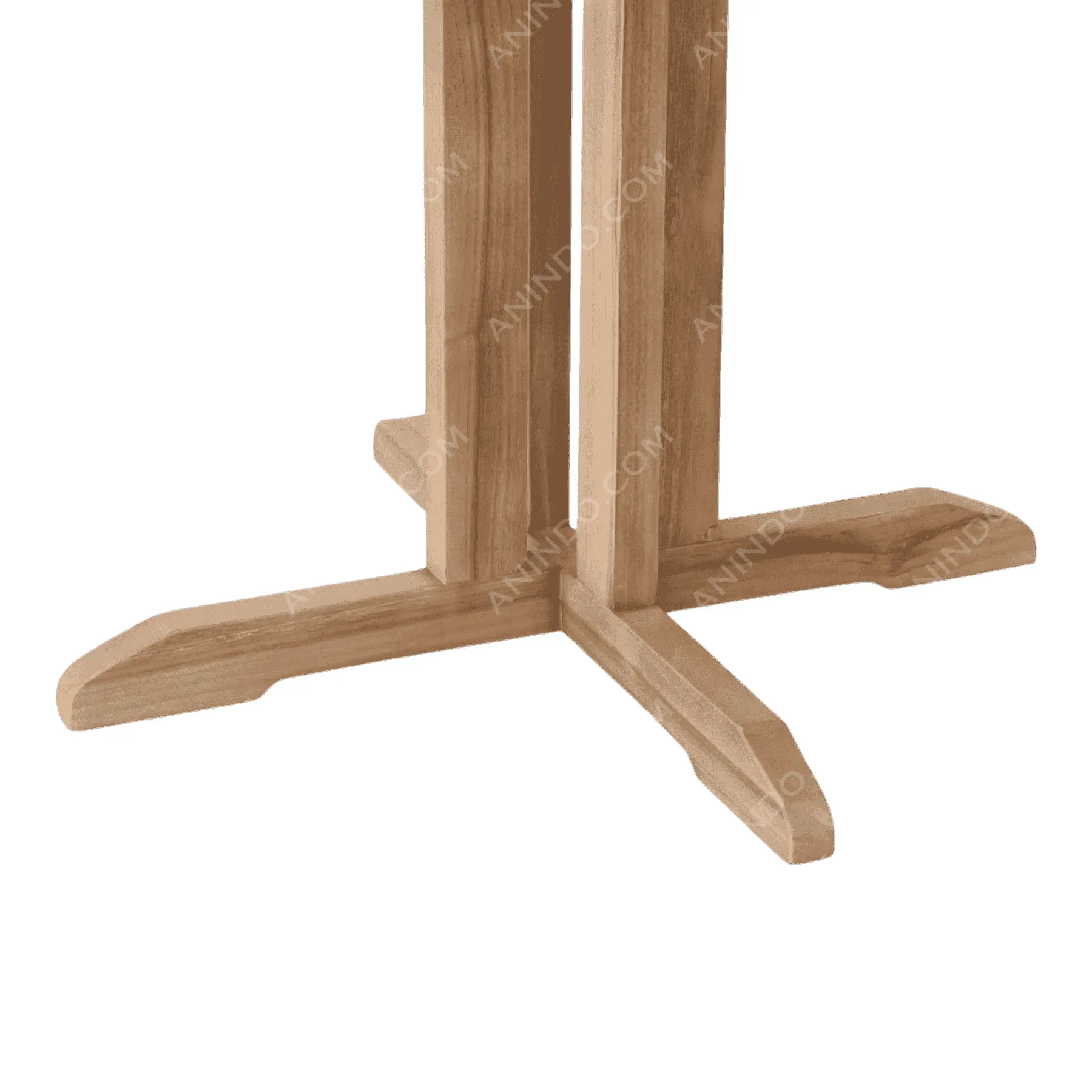 Classic Teak Pedestal Table - Image 4
