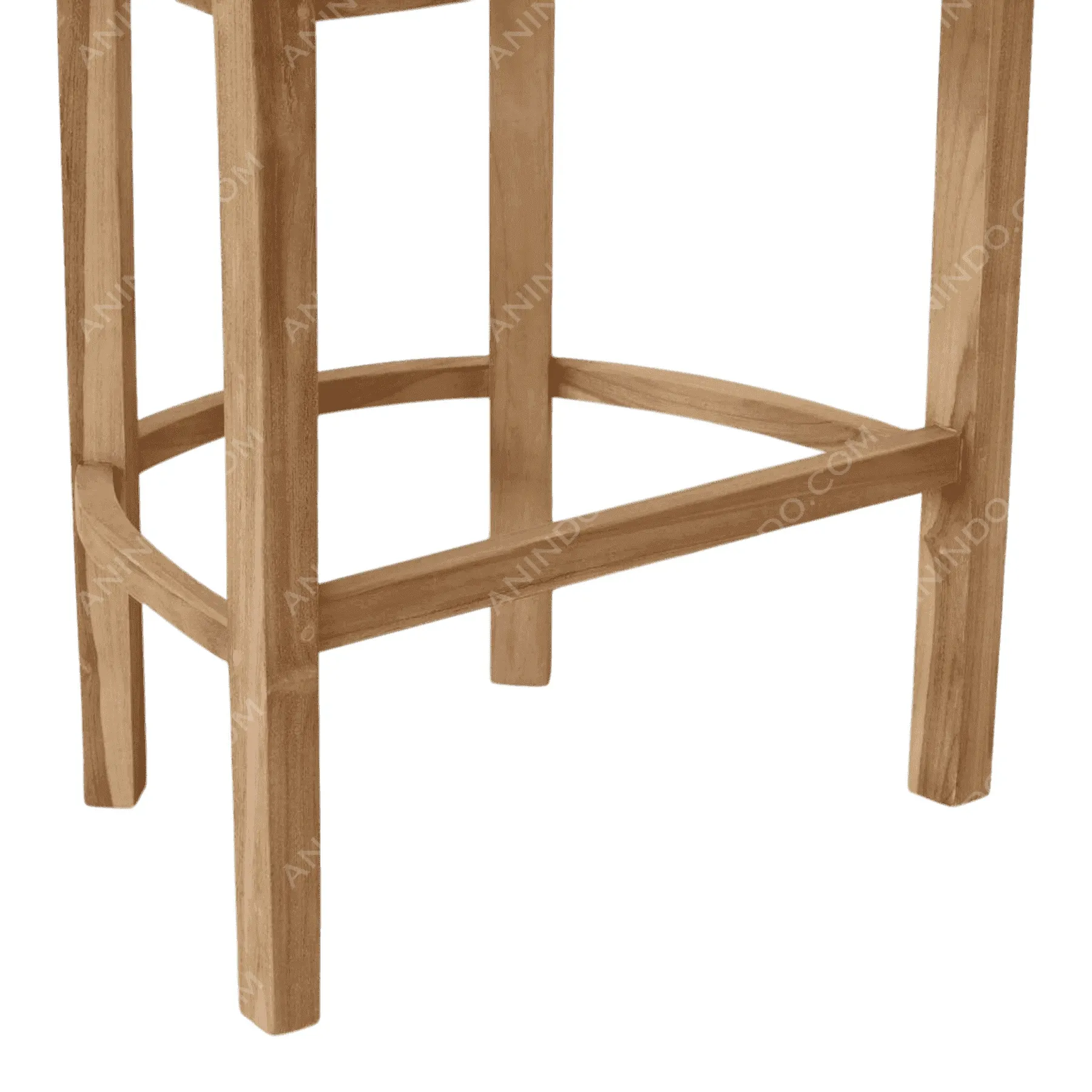 Captain's Teak Bar Stool - Image 4