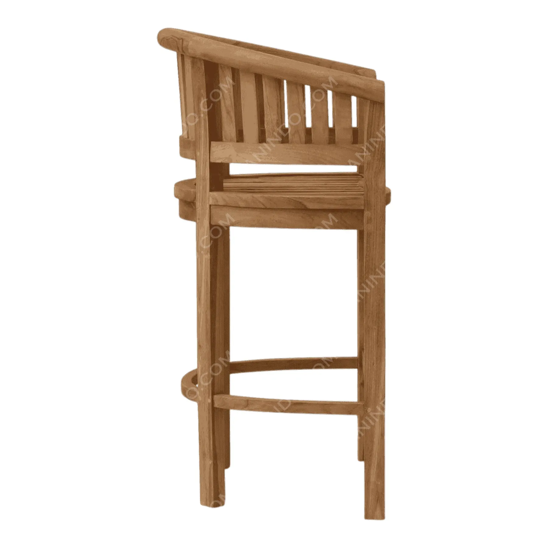 Captain's Teak Bar Stool - Image 5