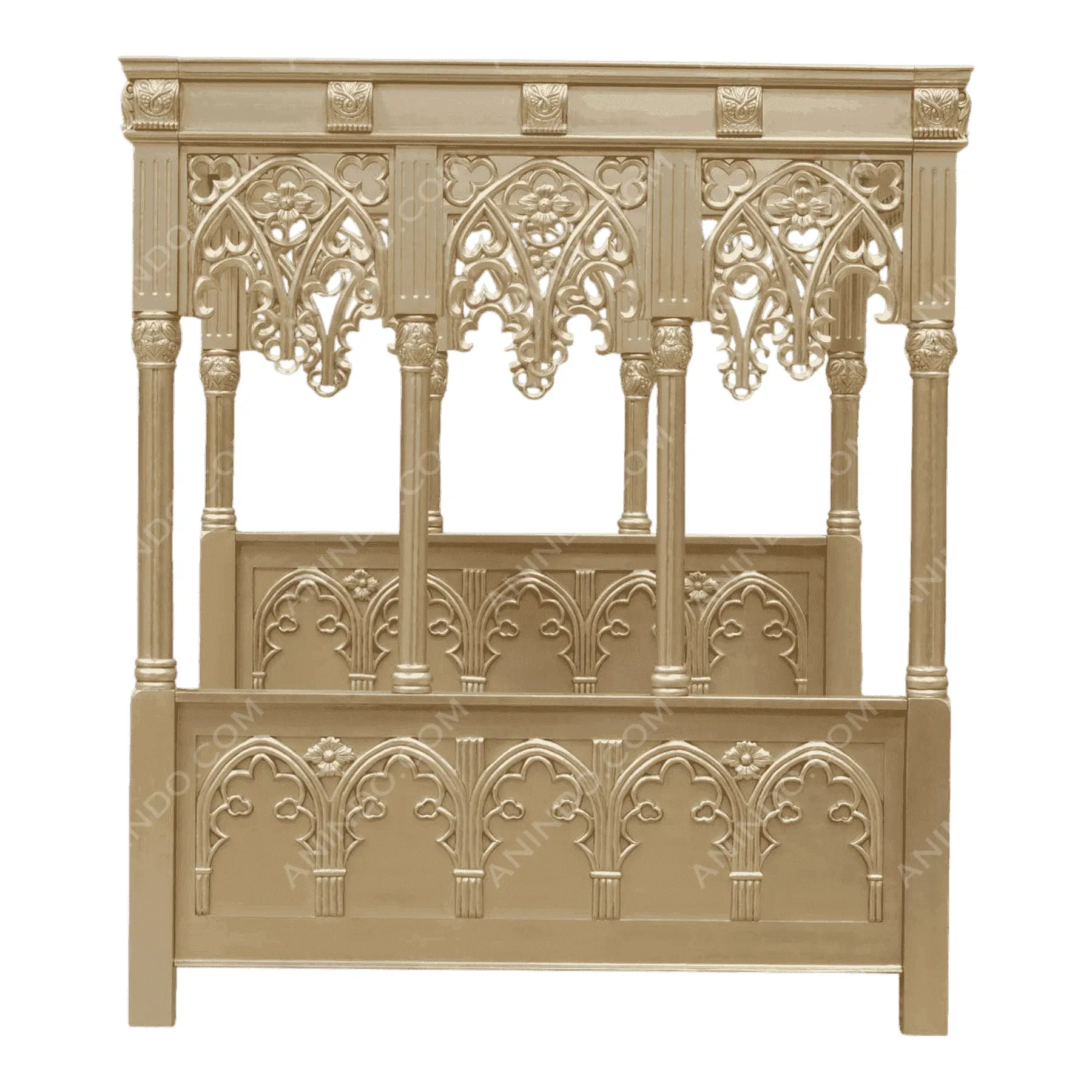 Cathedral Gothic Canopy Bed