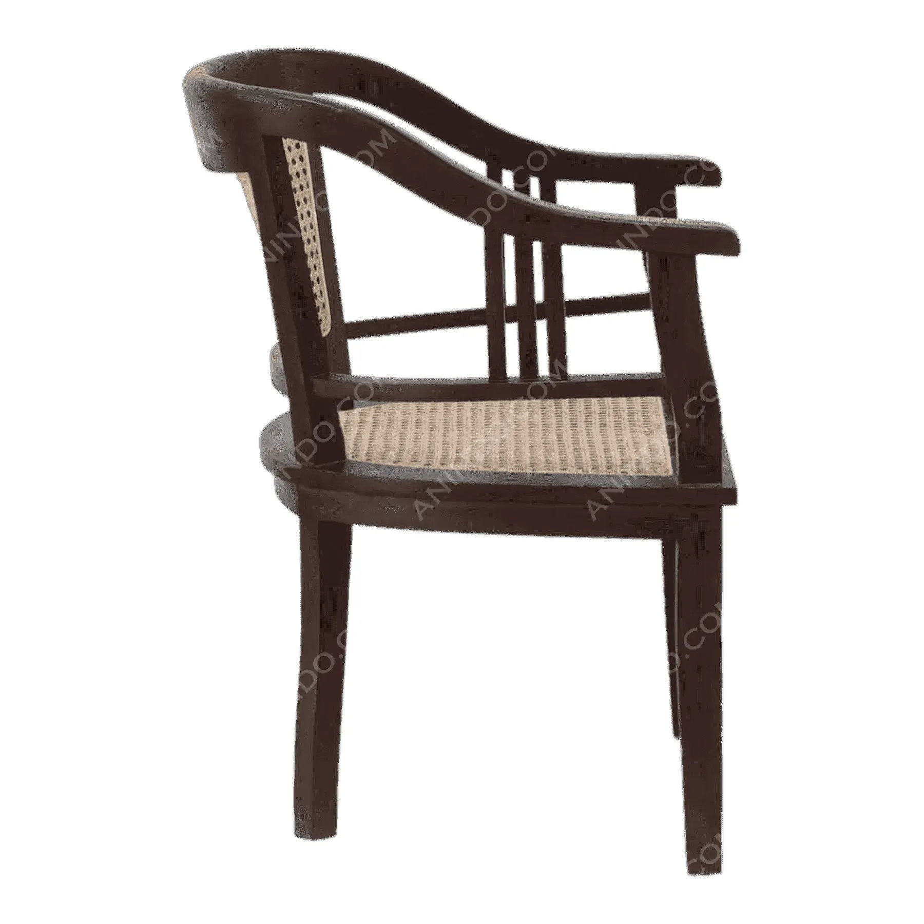 Colonial Rattan Armchair - Image 4