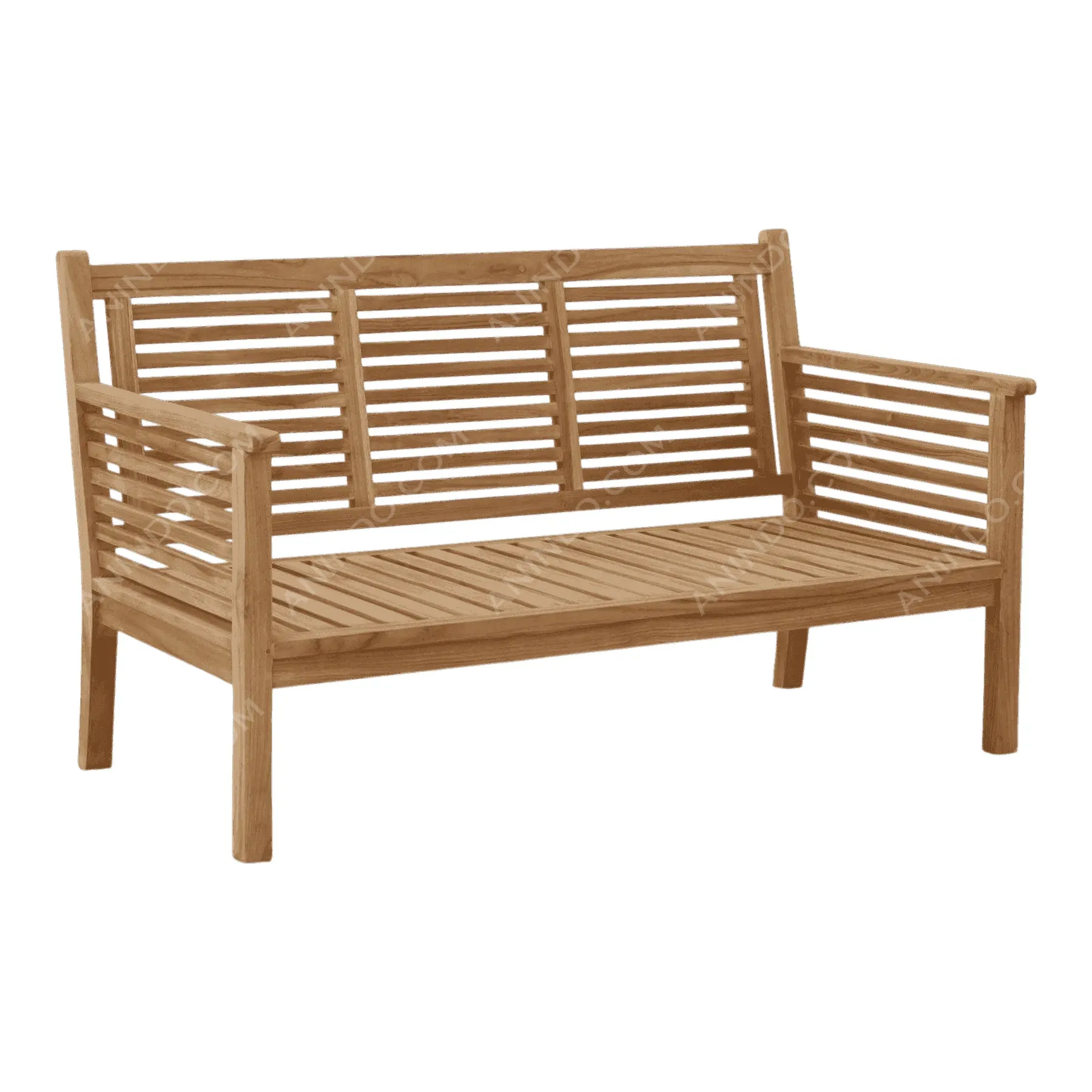 Classic Teak Garden Bench - Image 7