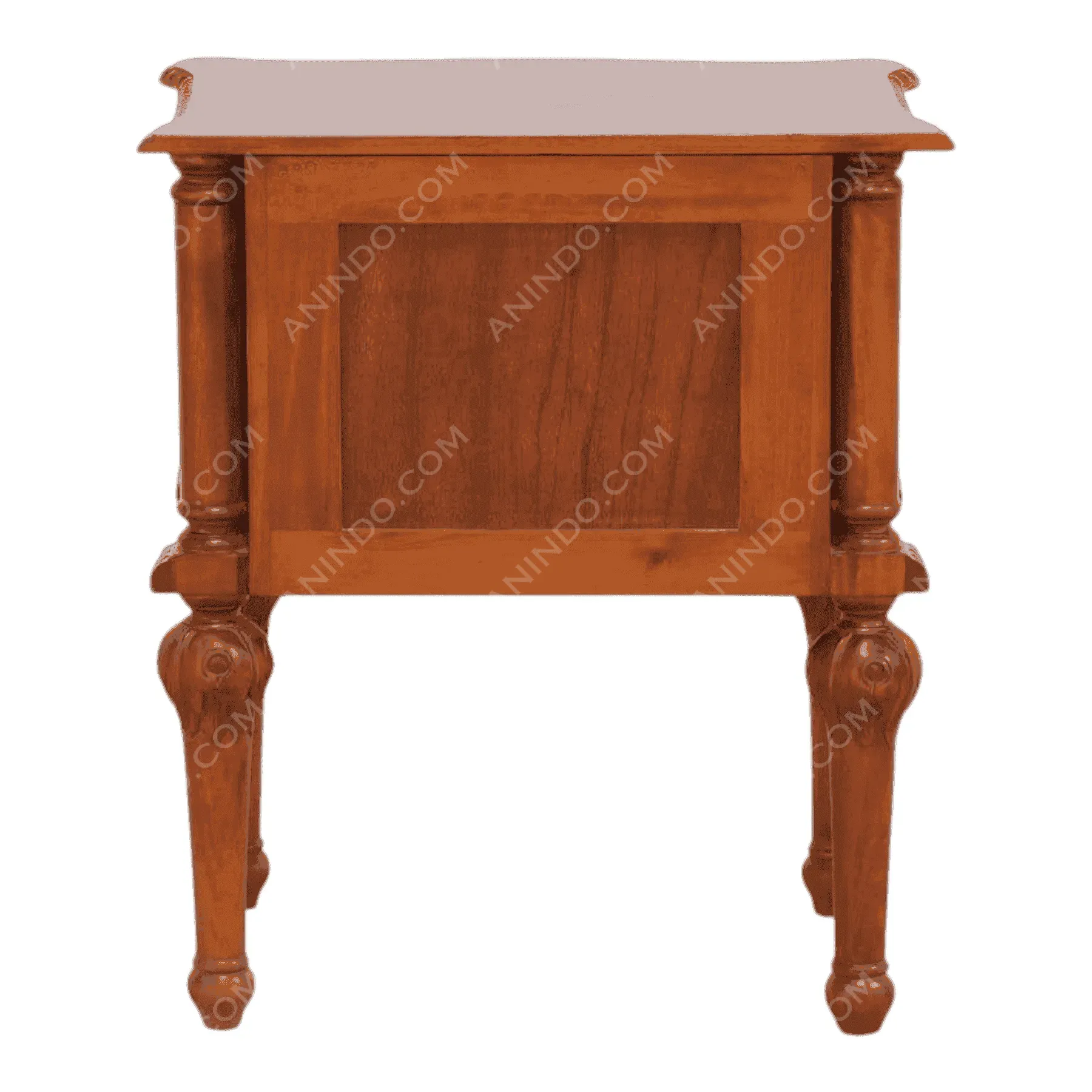 Baronial Carved Nightstand - Image 7
