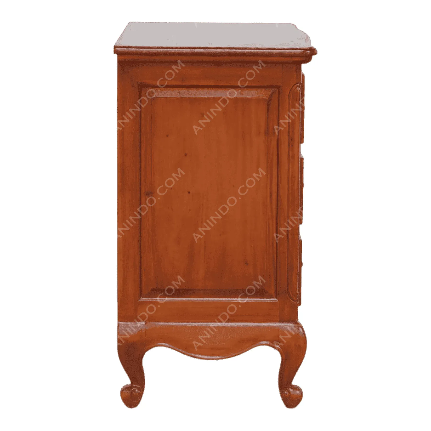 Vintage wooden dresser with carved legs