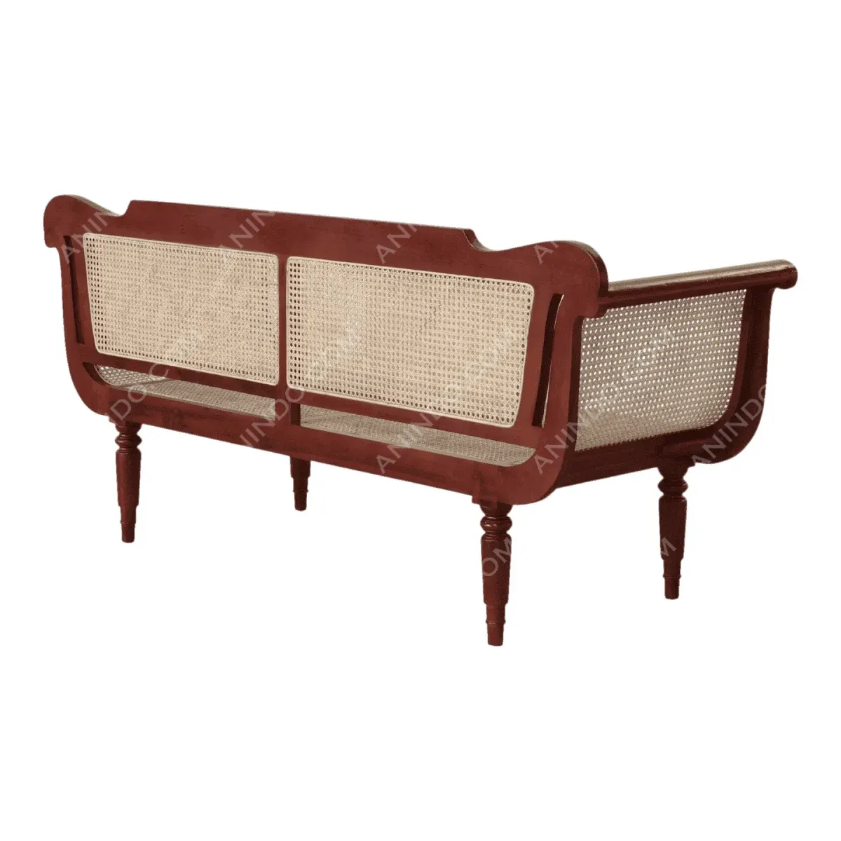 Villiers Caned Settee - Image 5