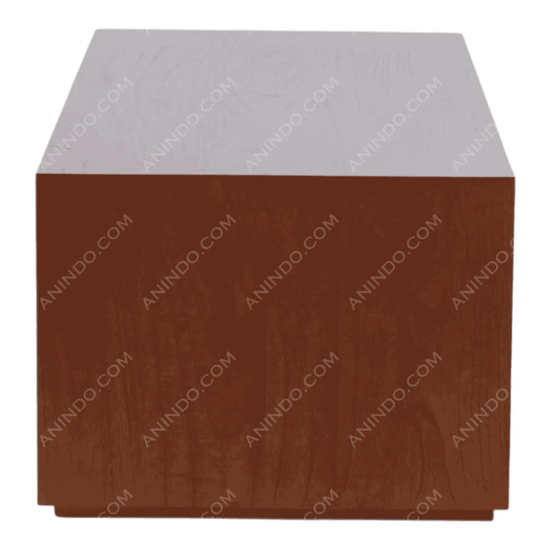 Modern wooden cube coffee table