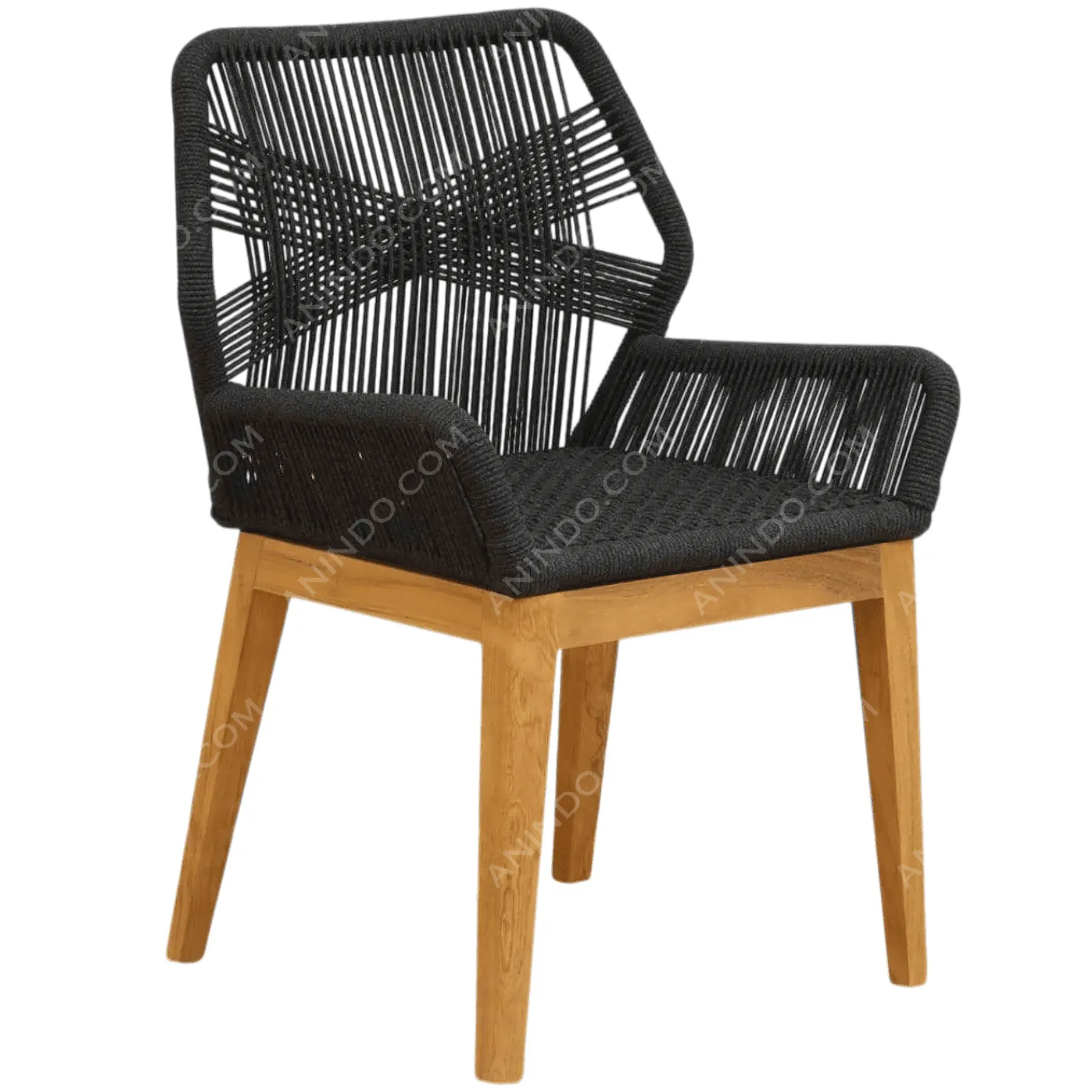 Apex Woven Rope Armchair - Image 2