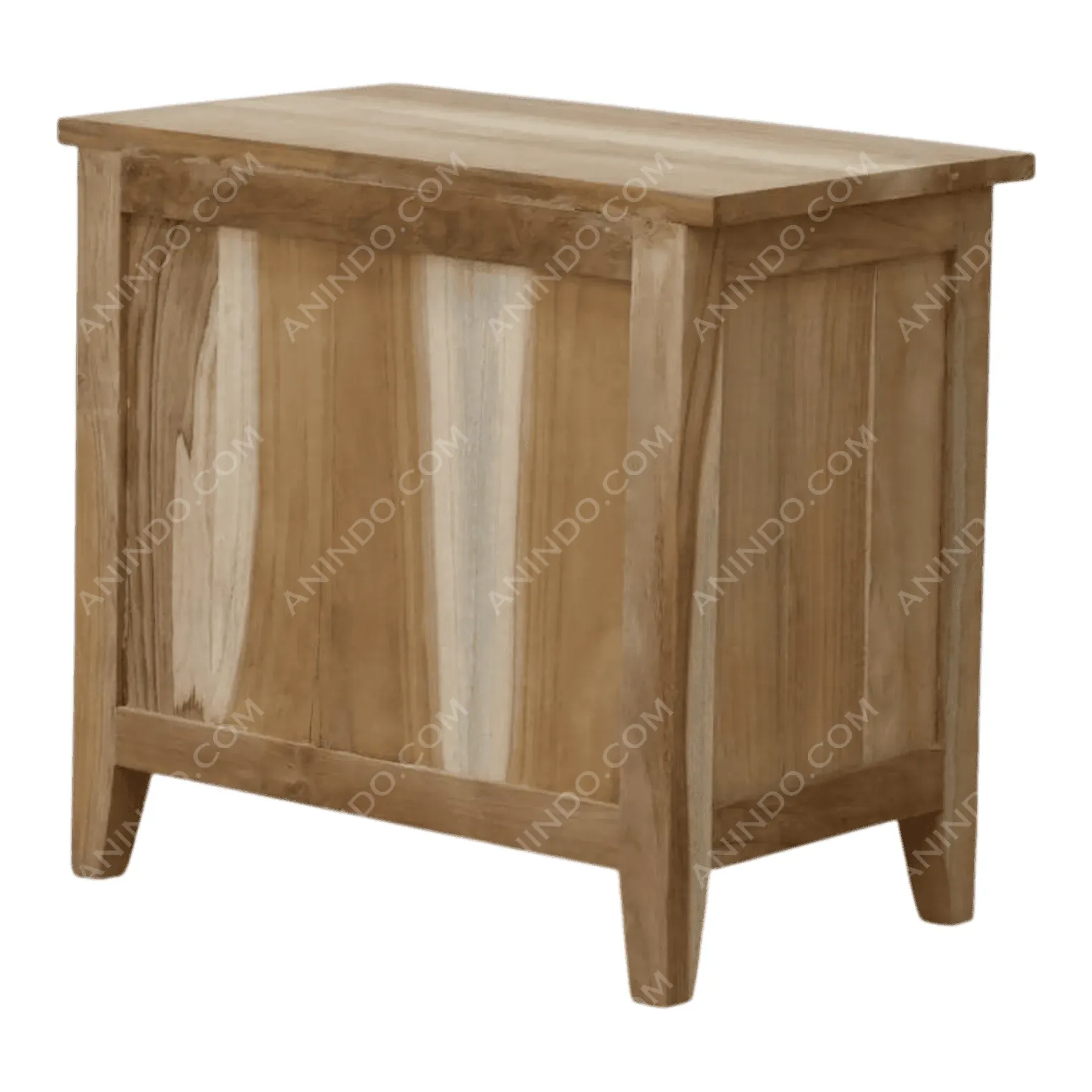 Artisan 3-Drawer Teak Nightstand - Image 5