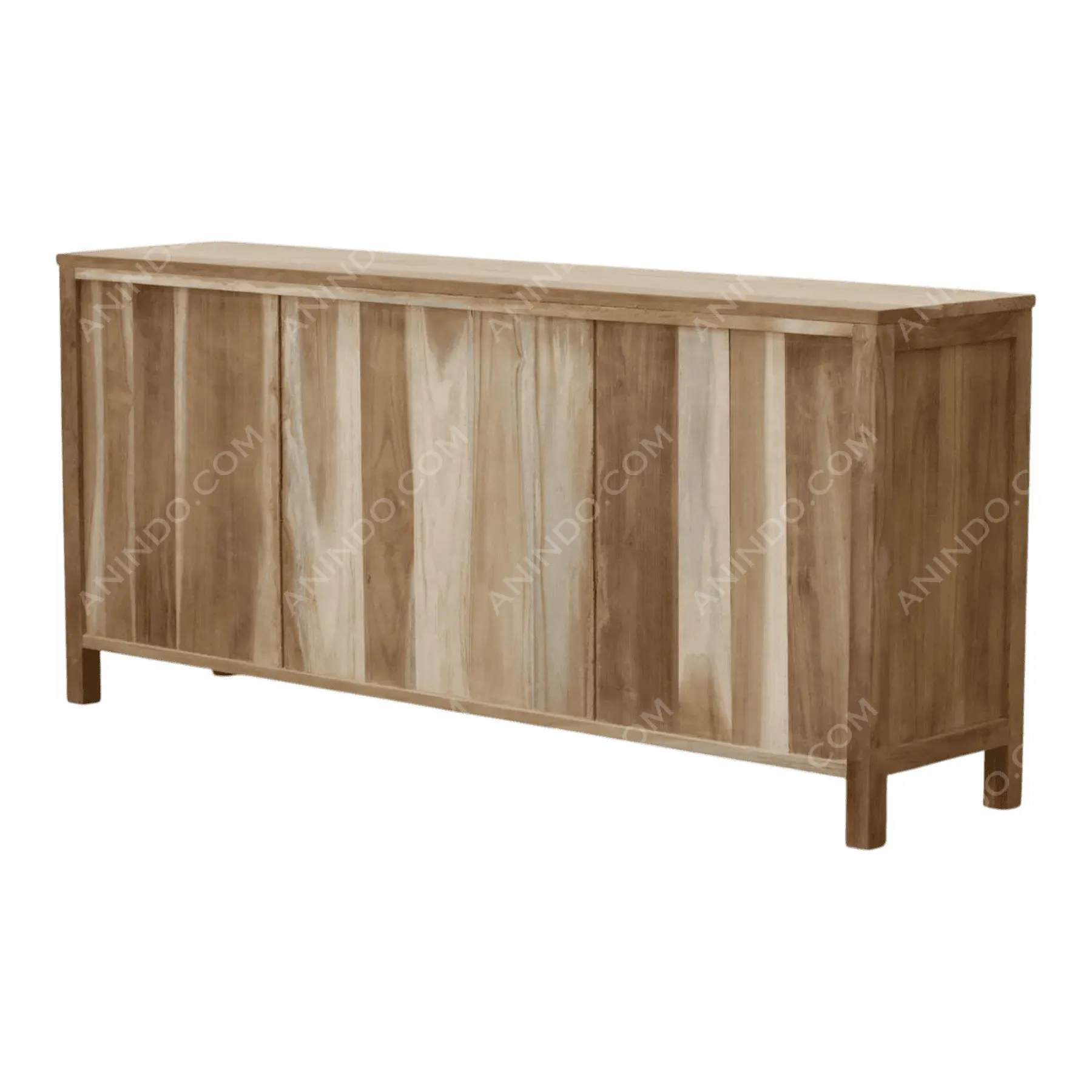Crossbuck Teak Farmhouse Sideboard - Image 5