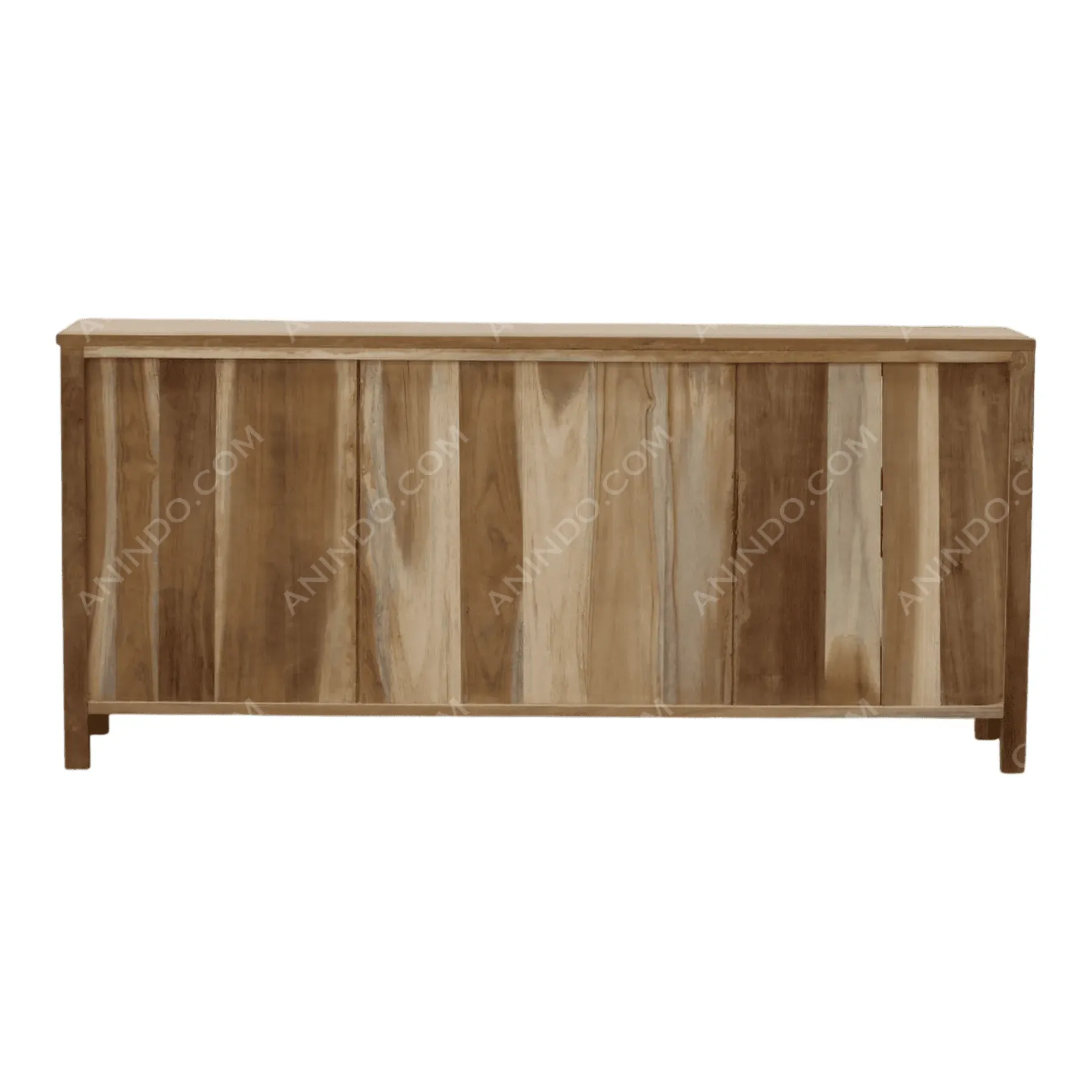 Crossbuck Teak Farmhouse Sideboard - Image 6