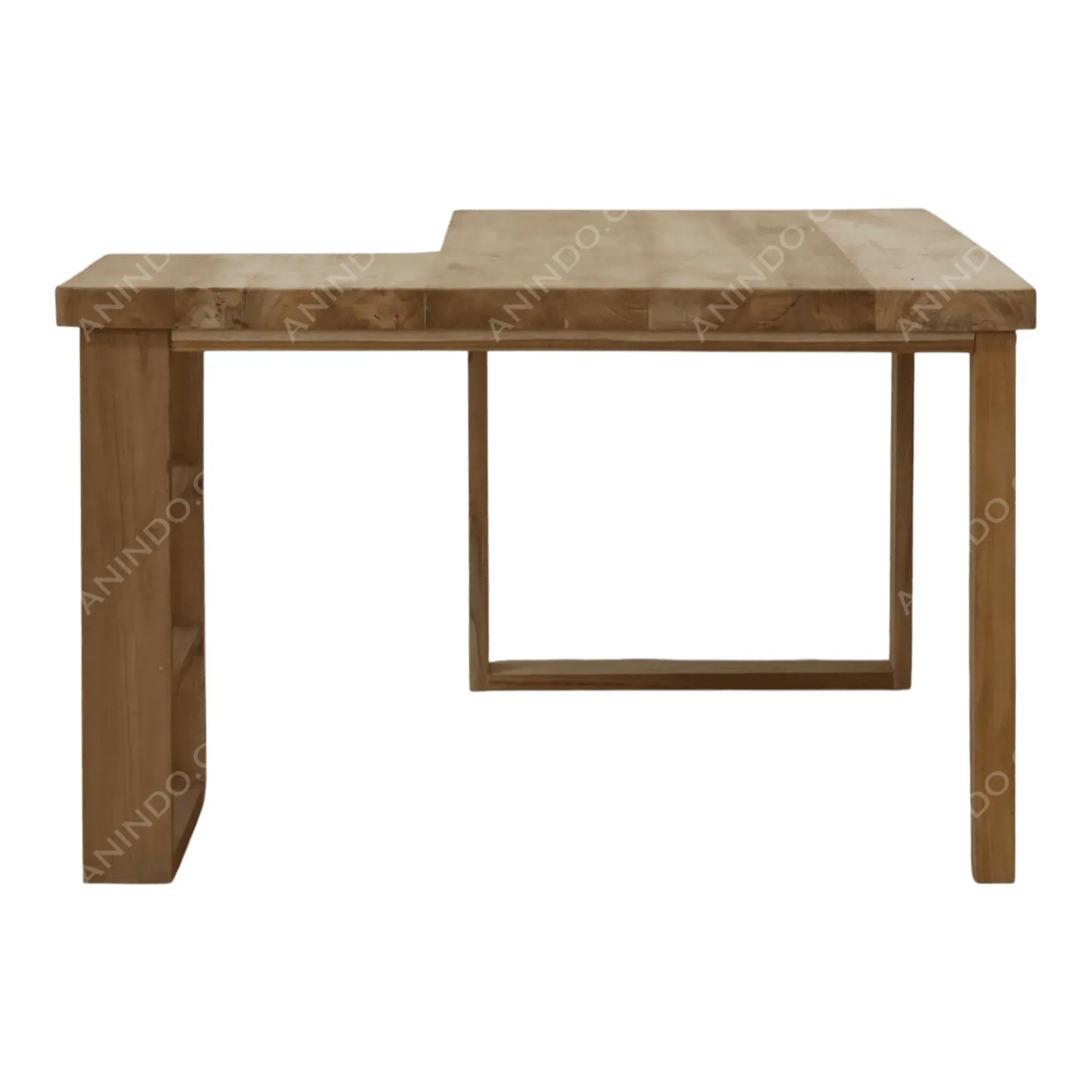 Parson Solid Teak Desk - Image 3