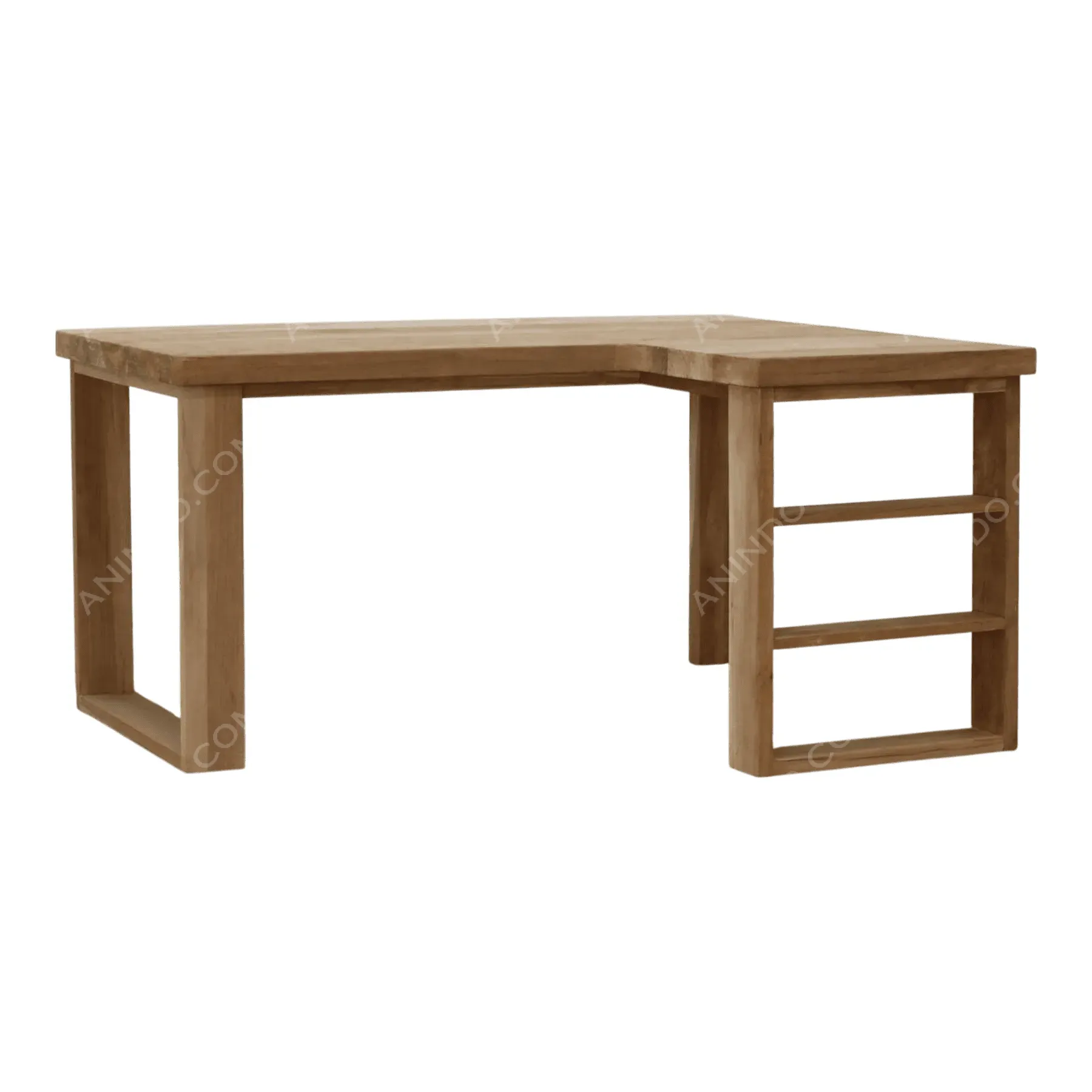 Parson Solid Teak Desk - Image 4