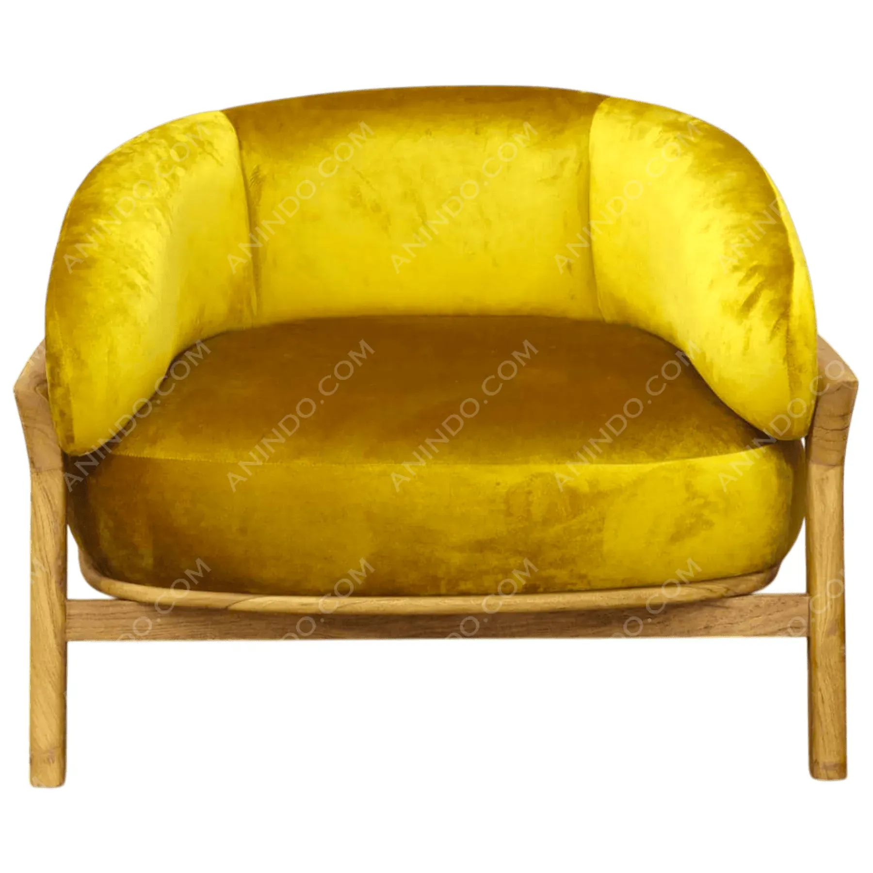 'Sunbeam' Velvet Tub Chair