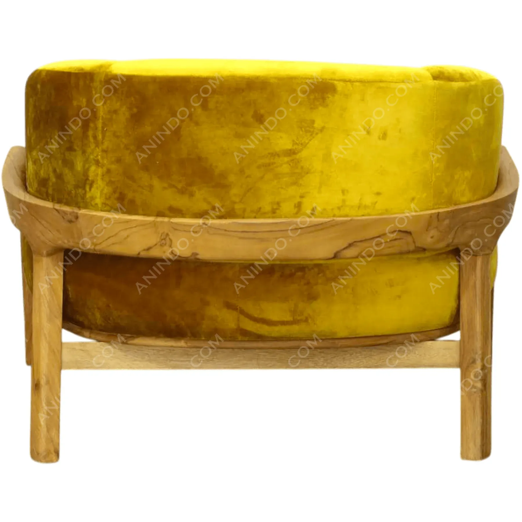'Sunbeam' Velvet Tub Chair - Image 4