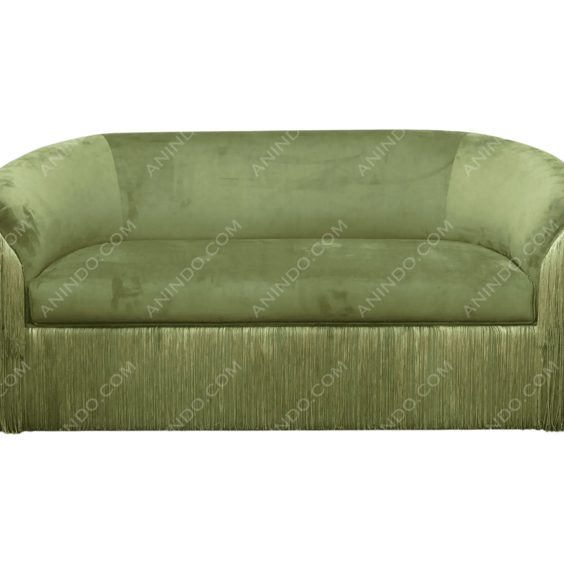 'Gatsby' Bullion Fringe Sofa - Image 2