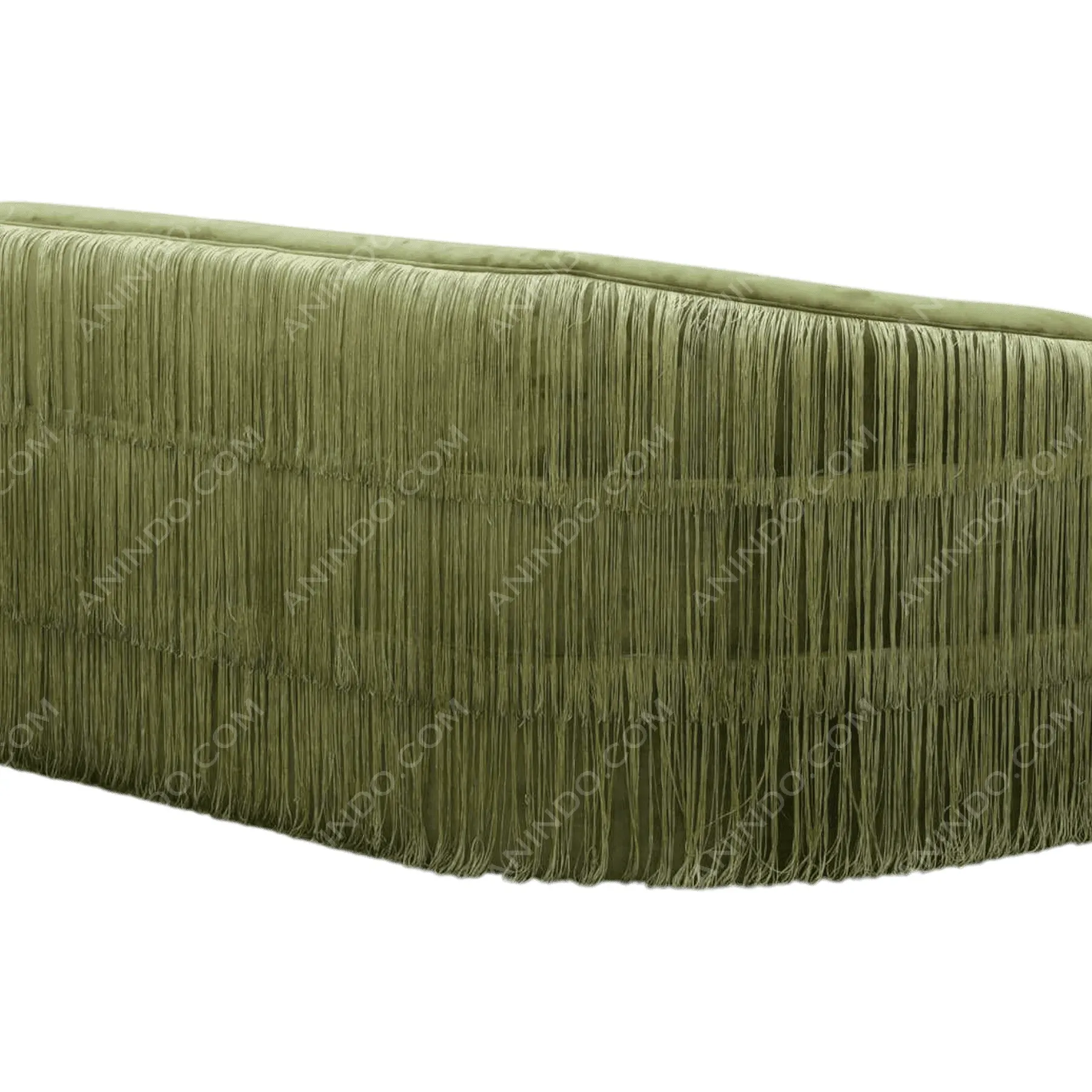 'Gatsby' Bullion Fringe Sofa - Image 5