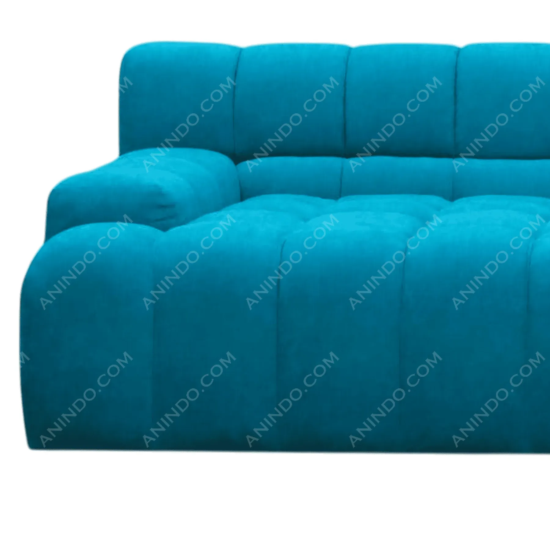 Azure Biscuit-Tufted Sectional - Image 2