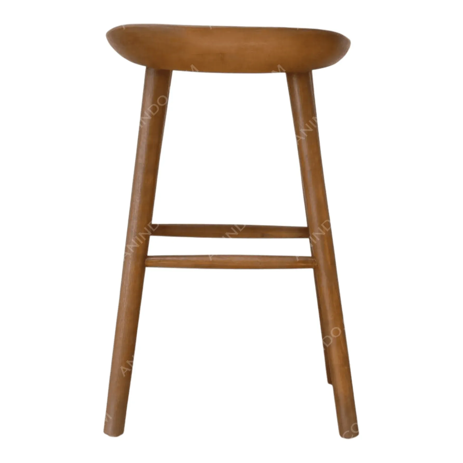 Oslo Solid Wood Saddle Stool