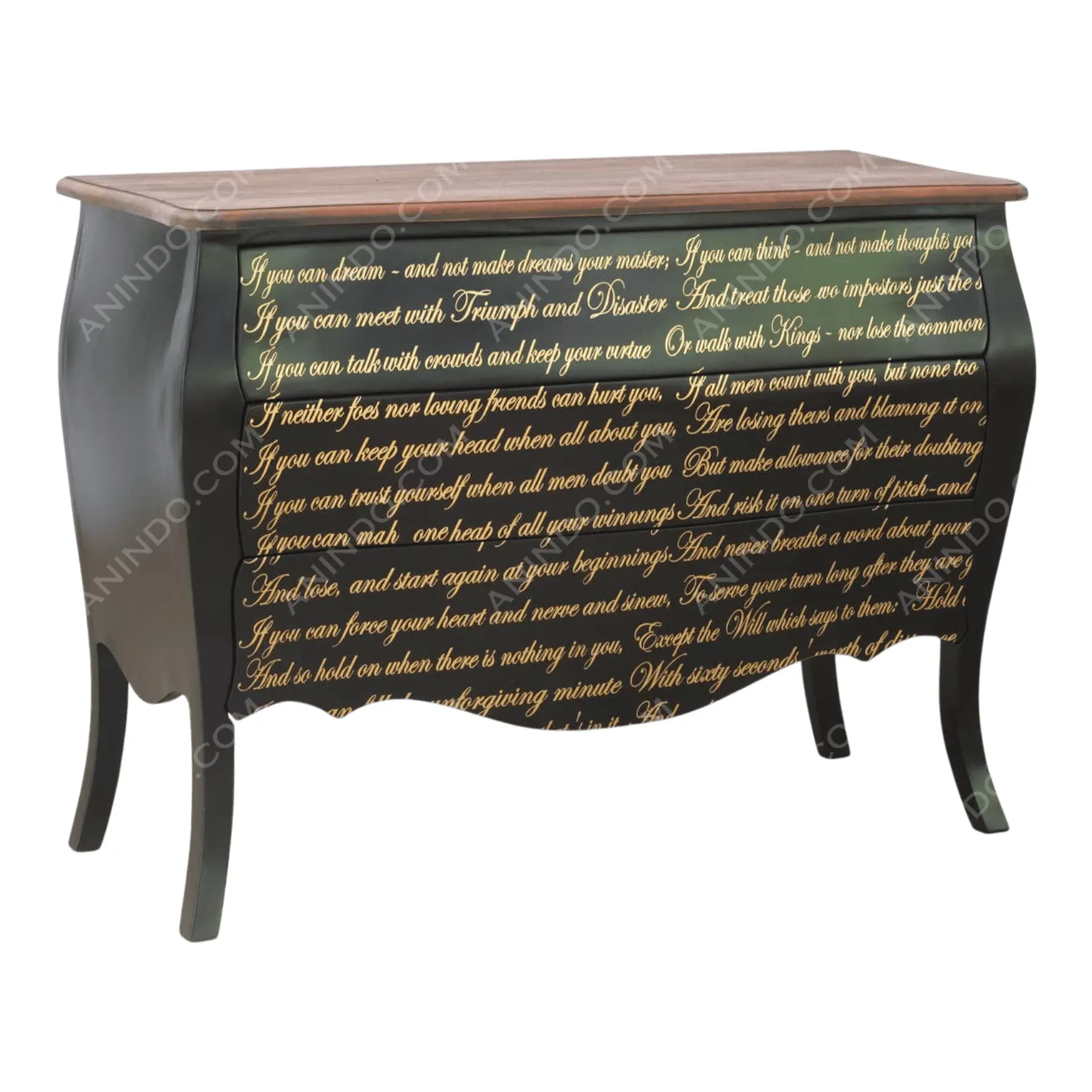 Kipling Calligraphy Bombe Chest - Image 2