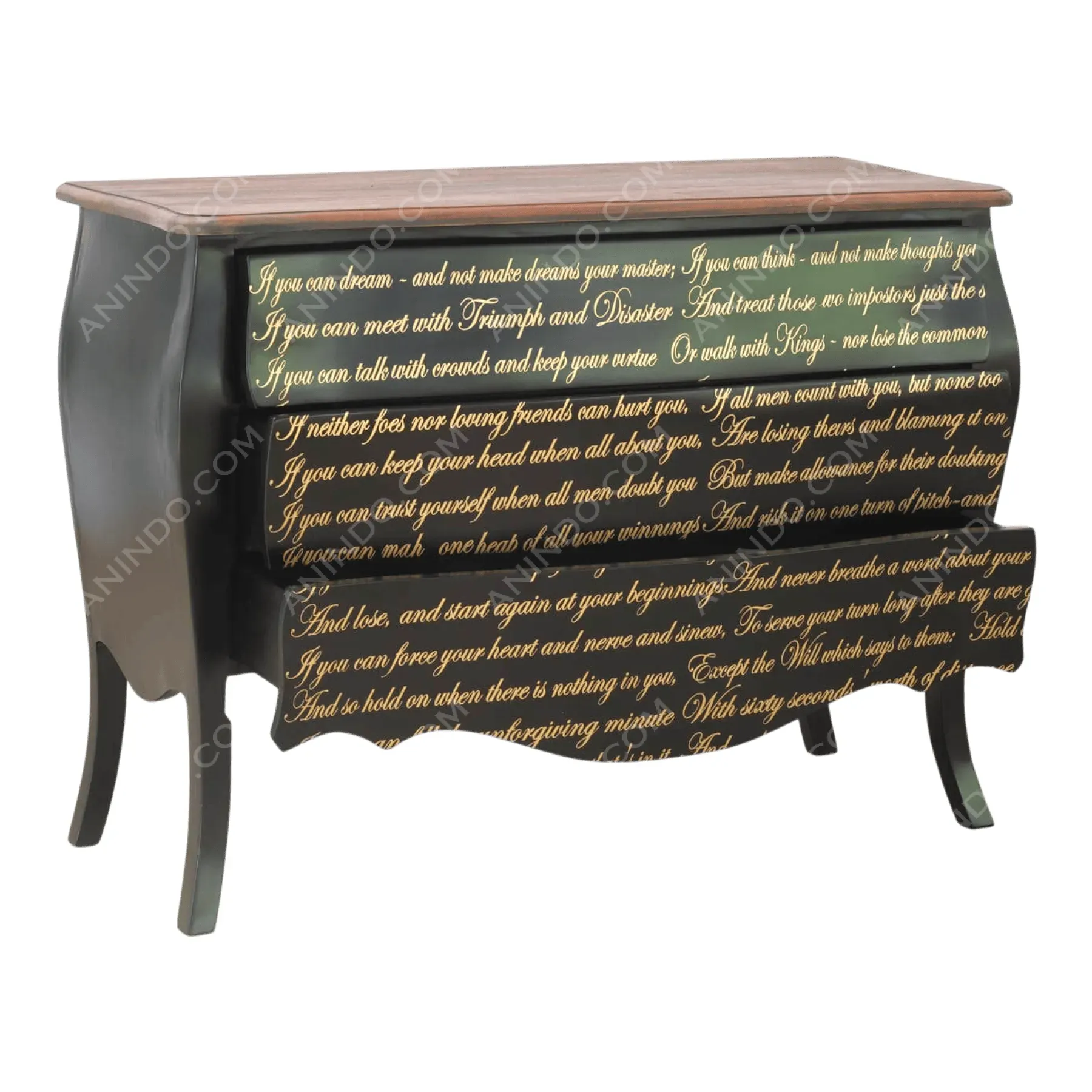 Kipling Calligraphy Bombe Chest - Image 3